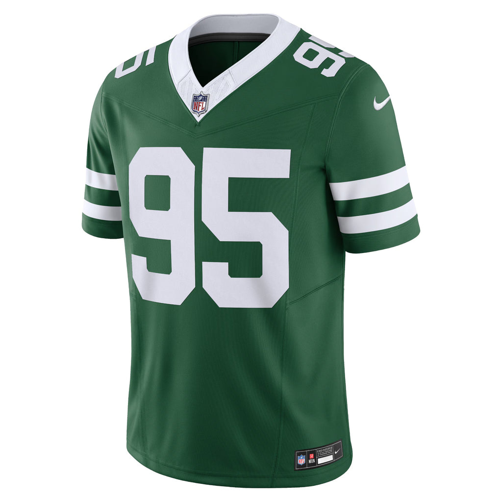 New York Jets Quinnen Williams Legacy Green Vapor F.U.S.E. Limited Jersey