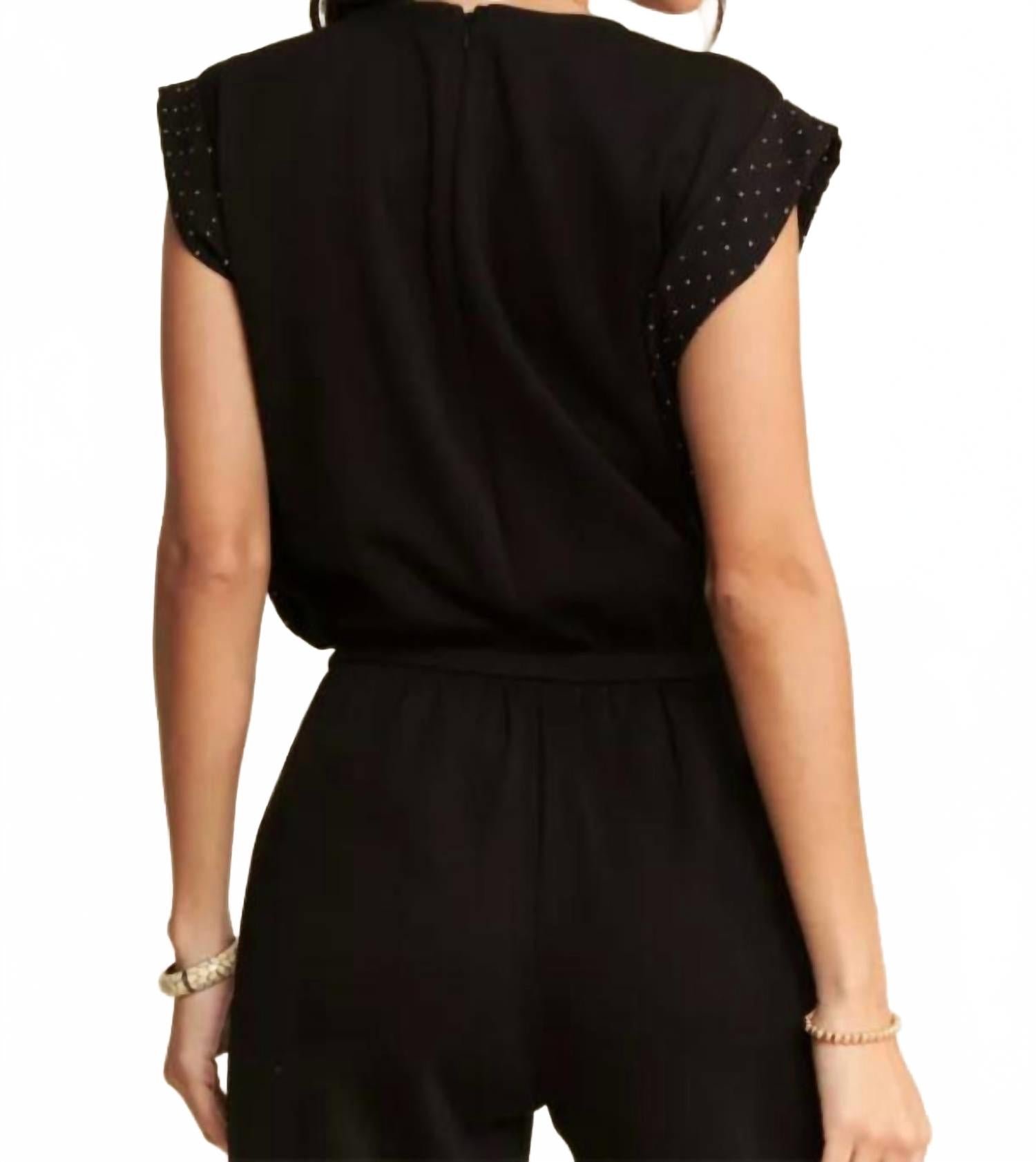 Stone Cold Jumpsuit In Black