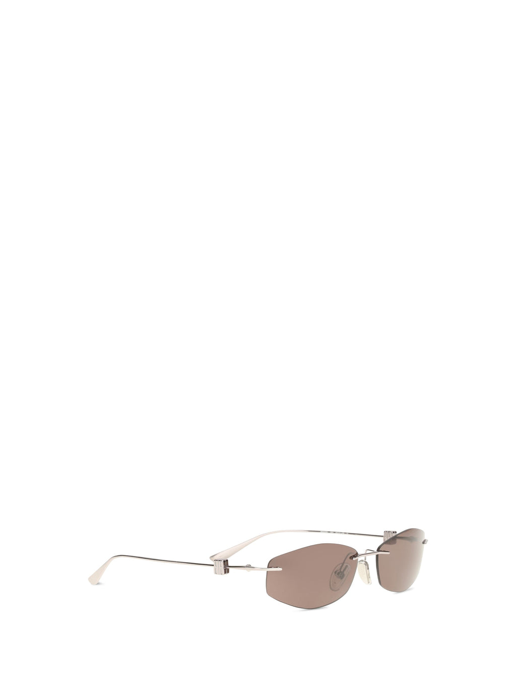Balenciaga Men Geometric Oval Sunglasses