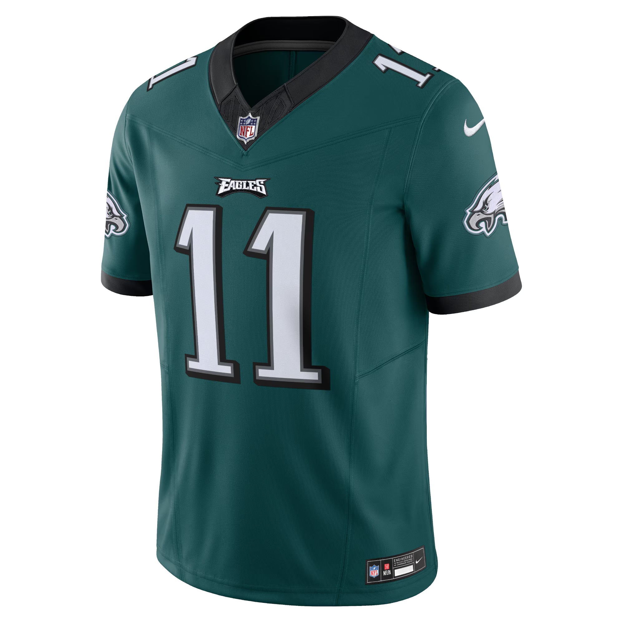 Philadelphia Eagles A.J. Brown Green Vapor F.U.S.E. Limited Jersey