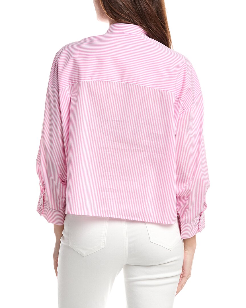 Renuar Woven Button Front Blouse