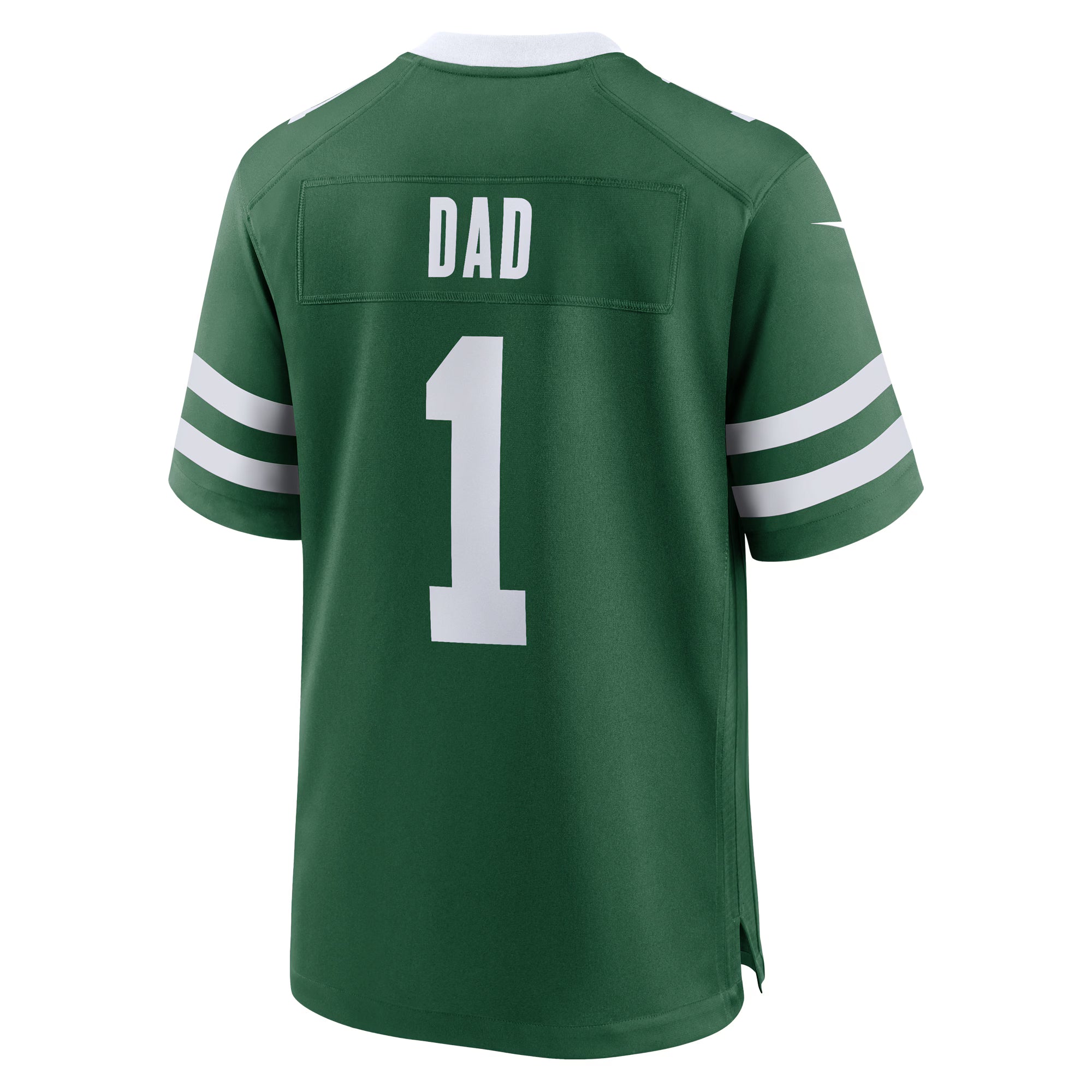 New York Jets Legacy Green #1 Dad Game Jersey