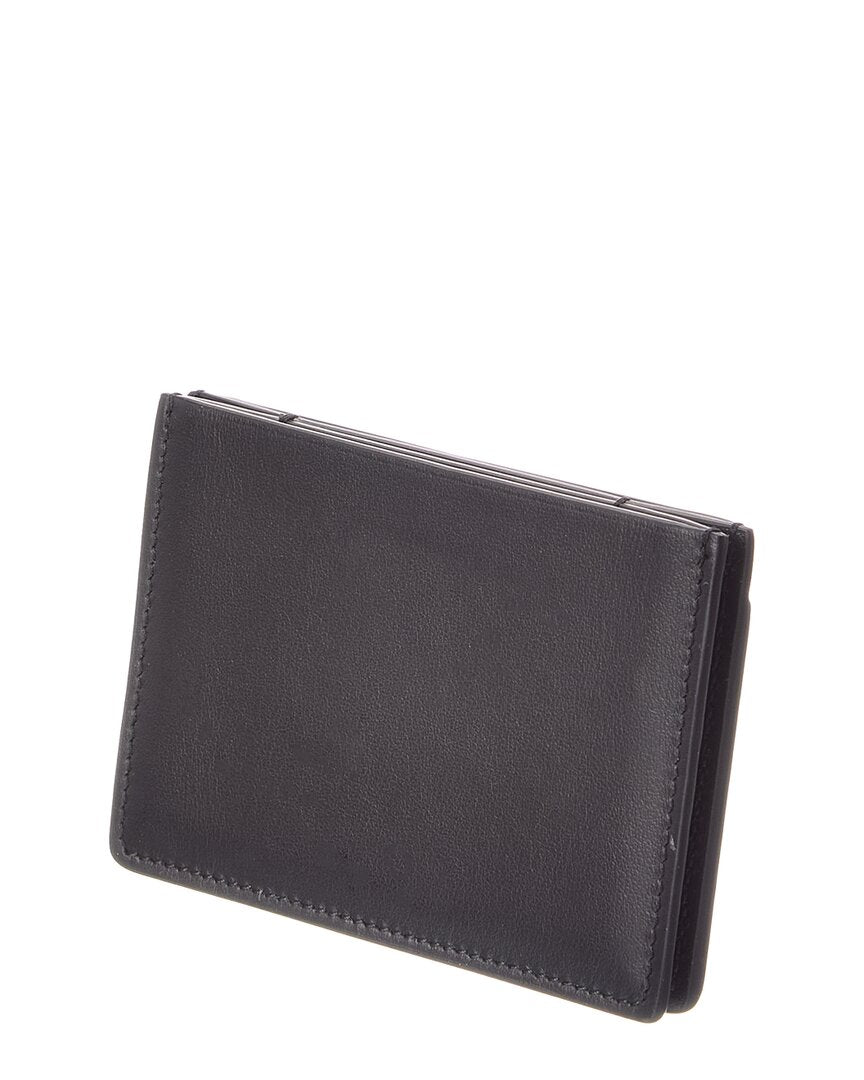 Balmain Logo Leather Card Case