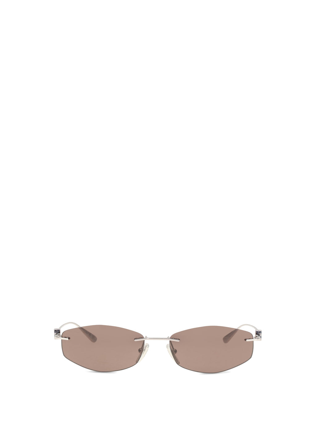 Balenciaga Men Geometric Oval Sunglasses