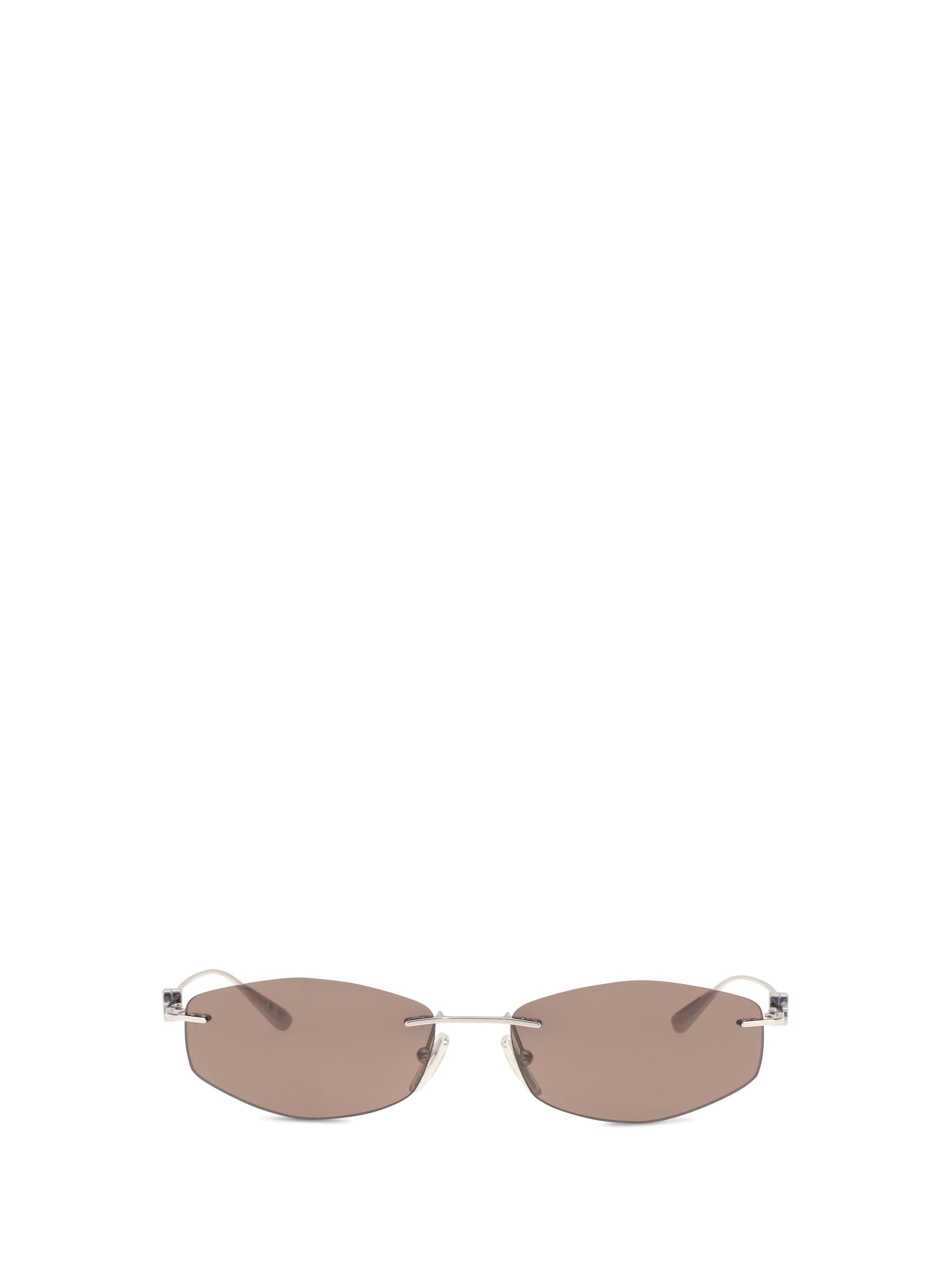 Balenciaga Men Geometric Oval Sunglasses