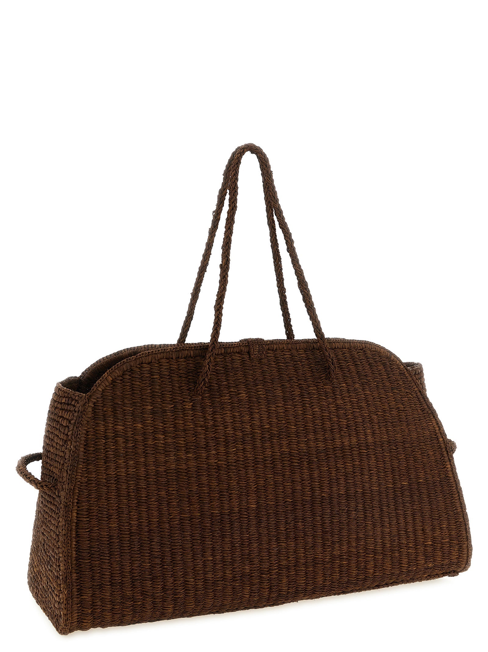 Jacquemus Women 'Le Grand Turismo Raphia' Shopping Bag
