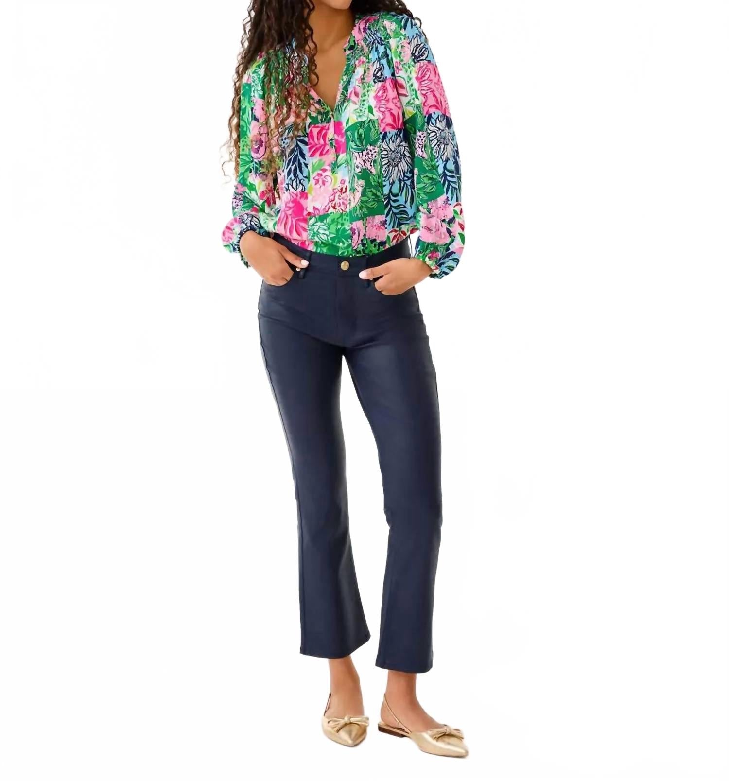 Elsa Top In Multi Party Punch Patch