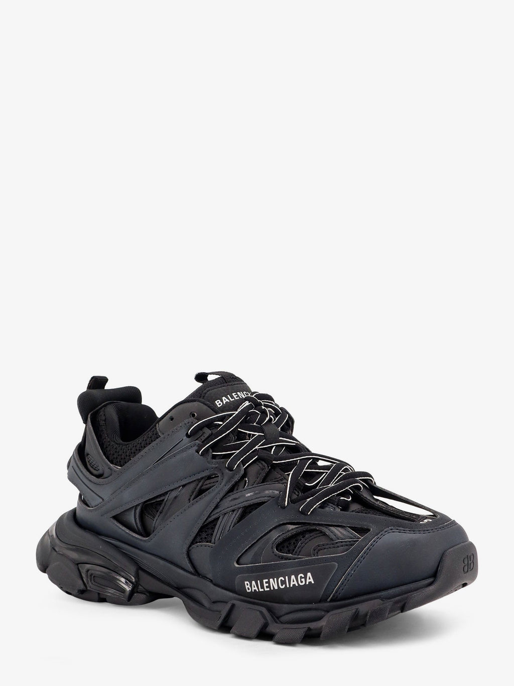 Balenciaga Men Track Nylon And Mesh Sneakers