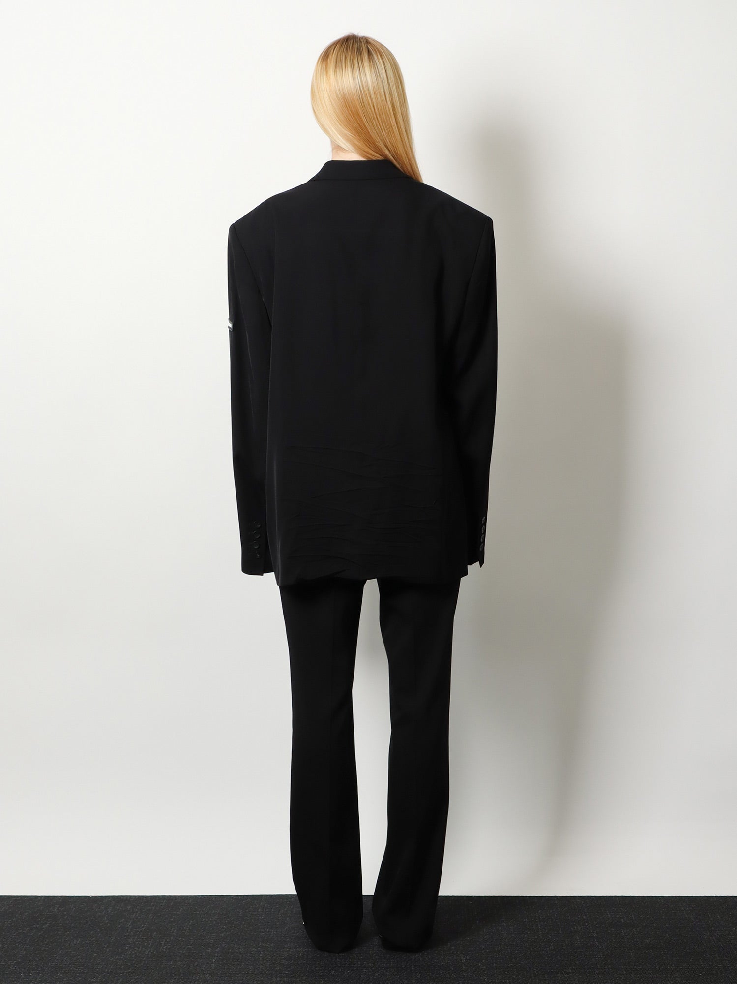 Balenciaga Women Washed Sb Viscose Blazer
