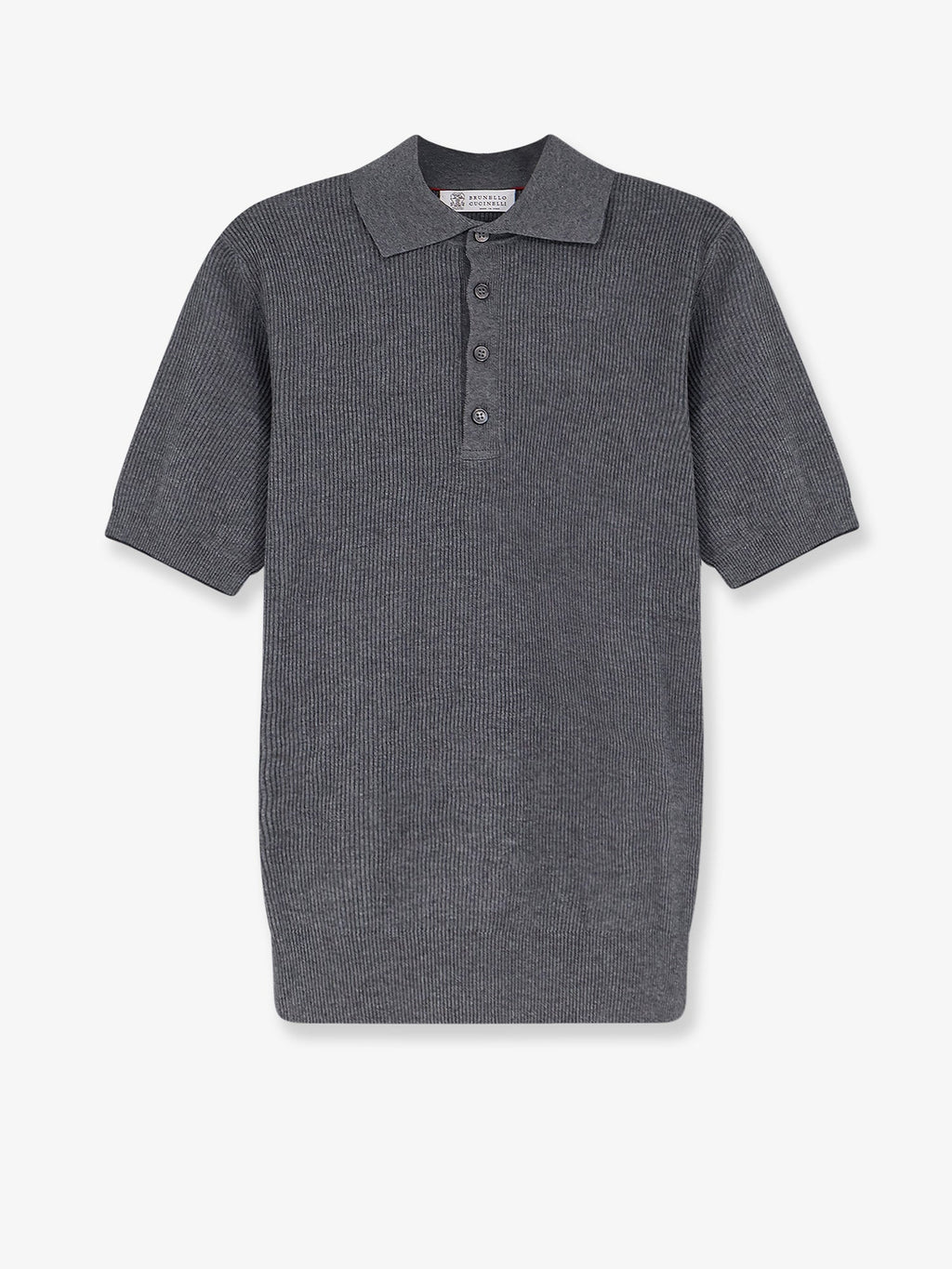 Brunello Cucinelli Men Cotton Polo Shirt