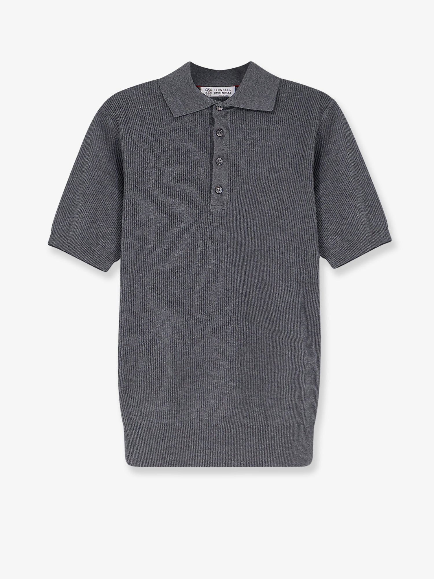 Brunello Cucinelli Men Cotton Polo Shirt