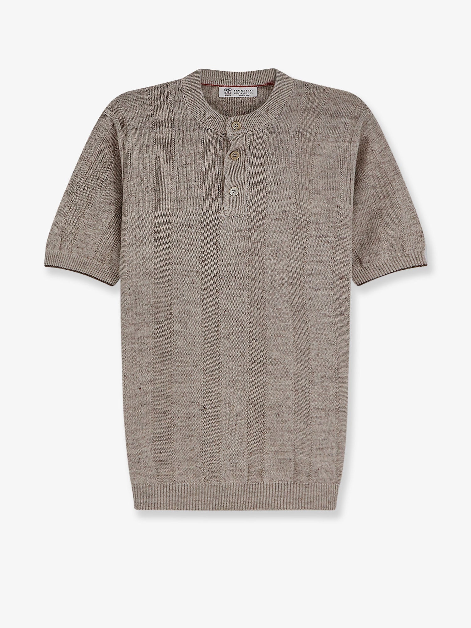 Brunello Cucinelli Men Linen And Cotton Blend Sweater