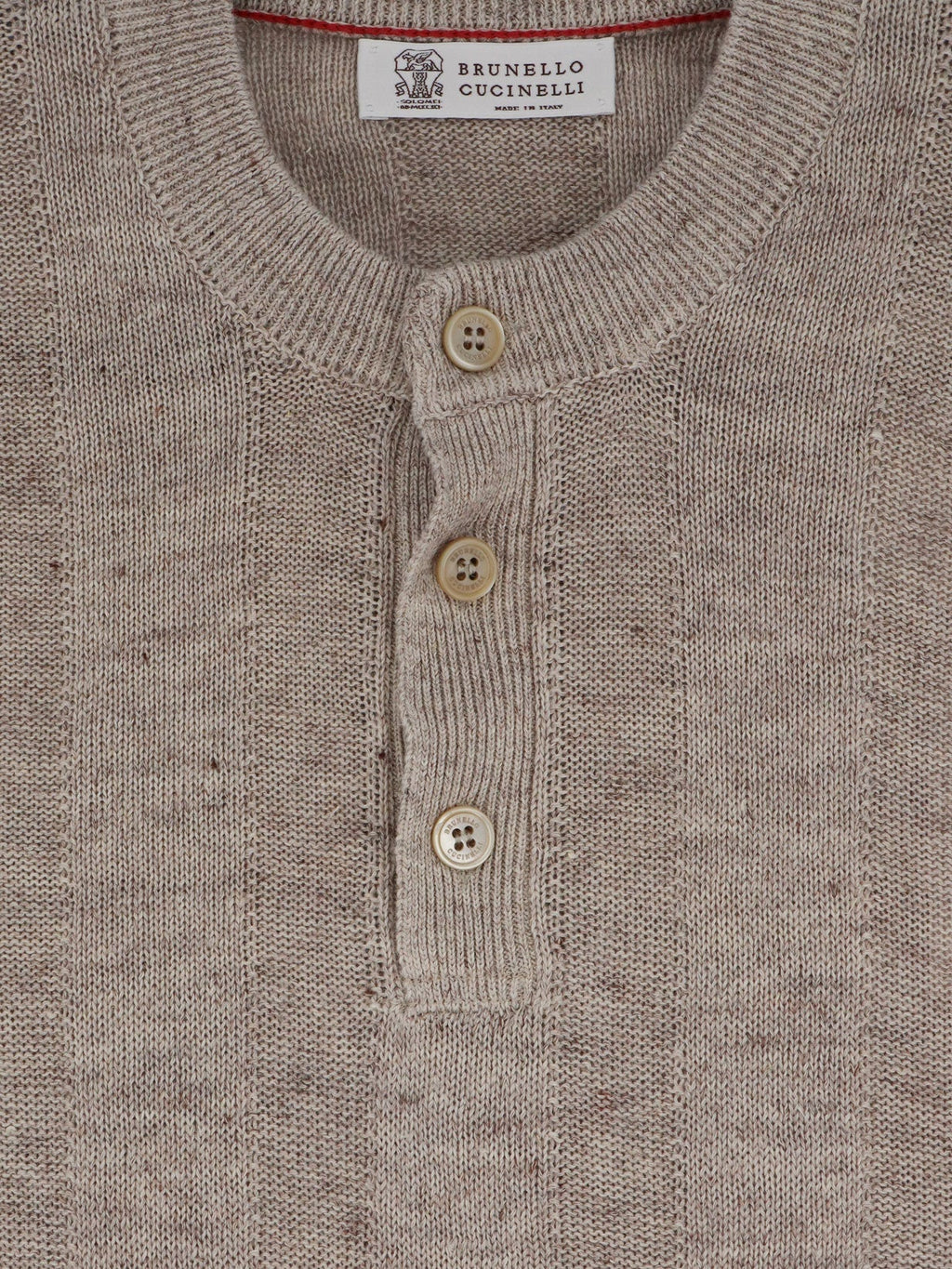 Brunello Cucinelli Men Linen And Cotton Blend Sweater