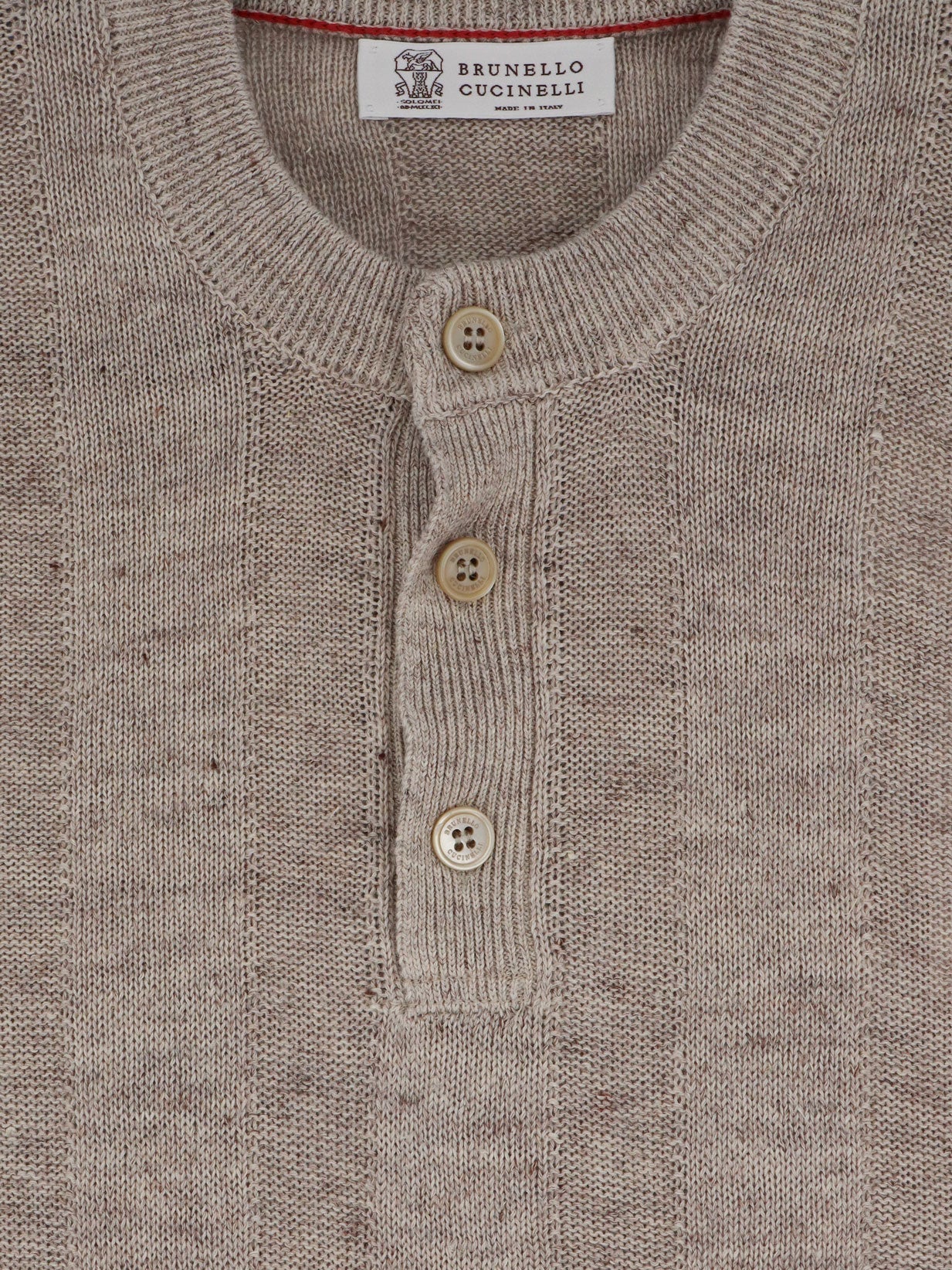 Brunello Cucinelli Men Linen And Cotton Blend Sweater