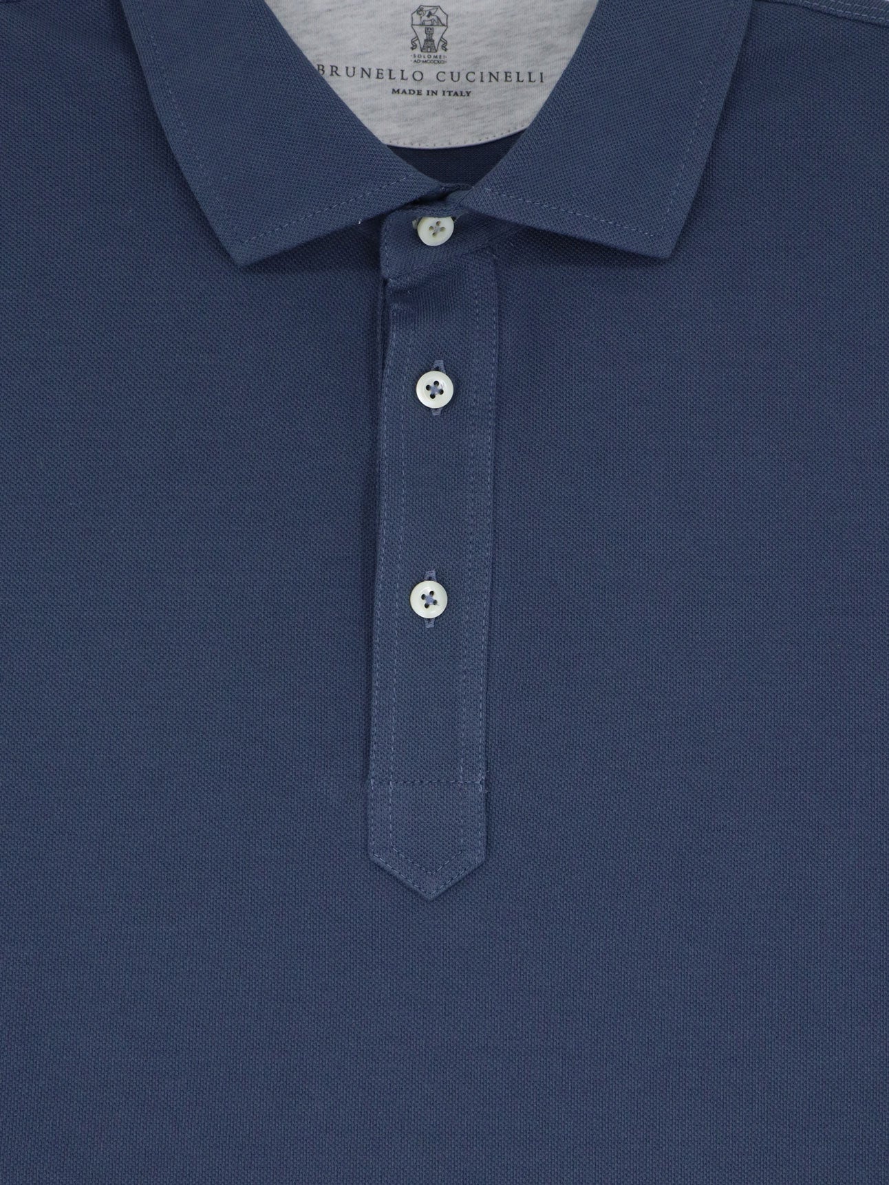 Brunello Cucinelli Men Cotton Polo Shirt