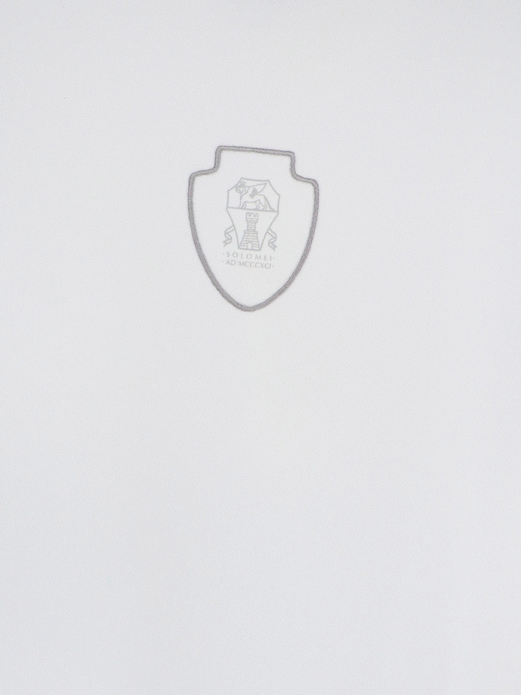 Brunello Cucinelli Men Technical Fabric Polo Shirt With Embroidered Logo On The Front