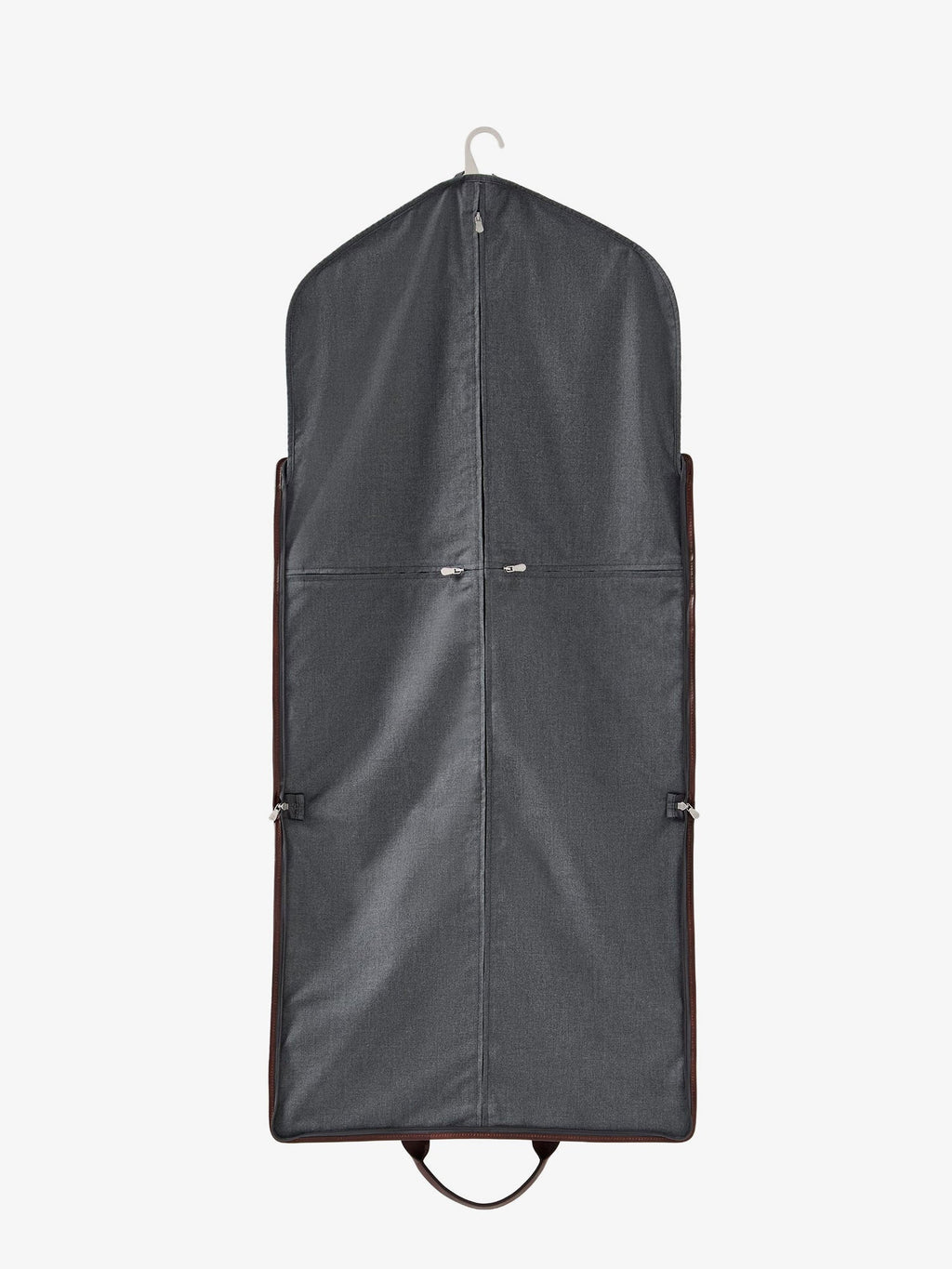 Brunello Cucinelli Men Technical Fabric And Leather Garment Bag