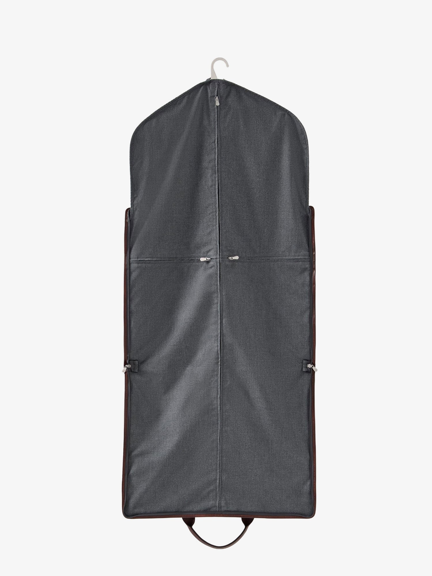 Brunello Cucinelli Men Technical Fabric And Leather Garment Bag