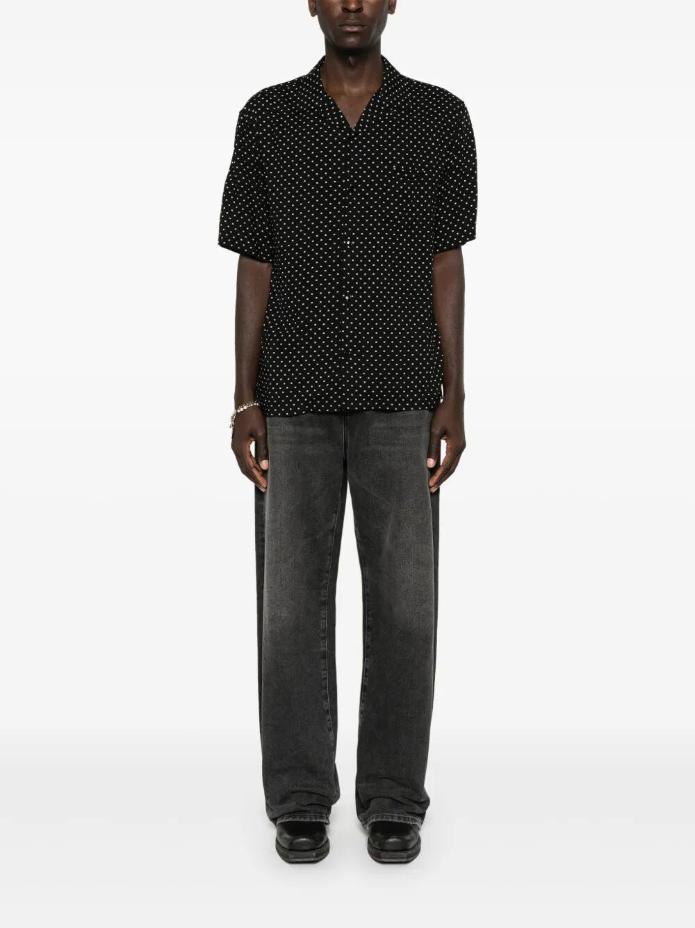 Celine Men Triomphe Viscose Shirt