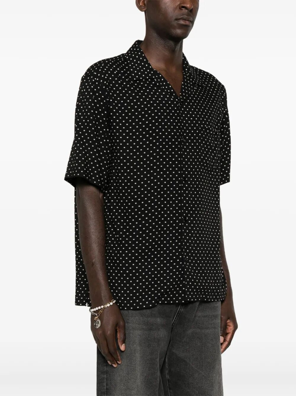Celine Men Triomphe Viscose Shirt