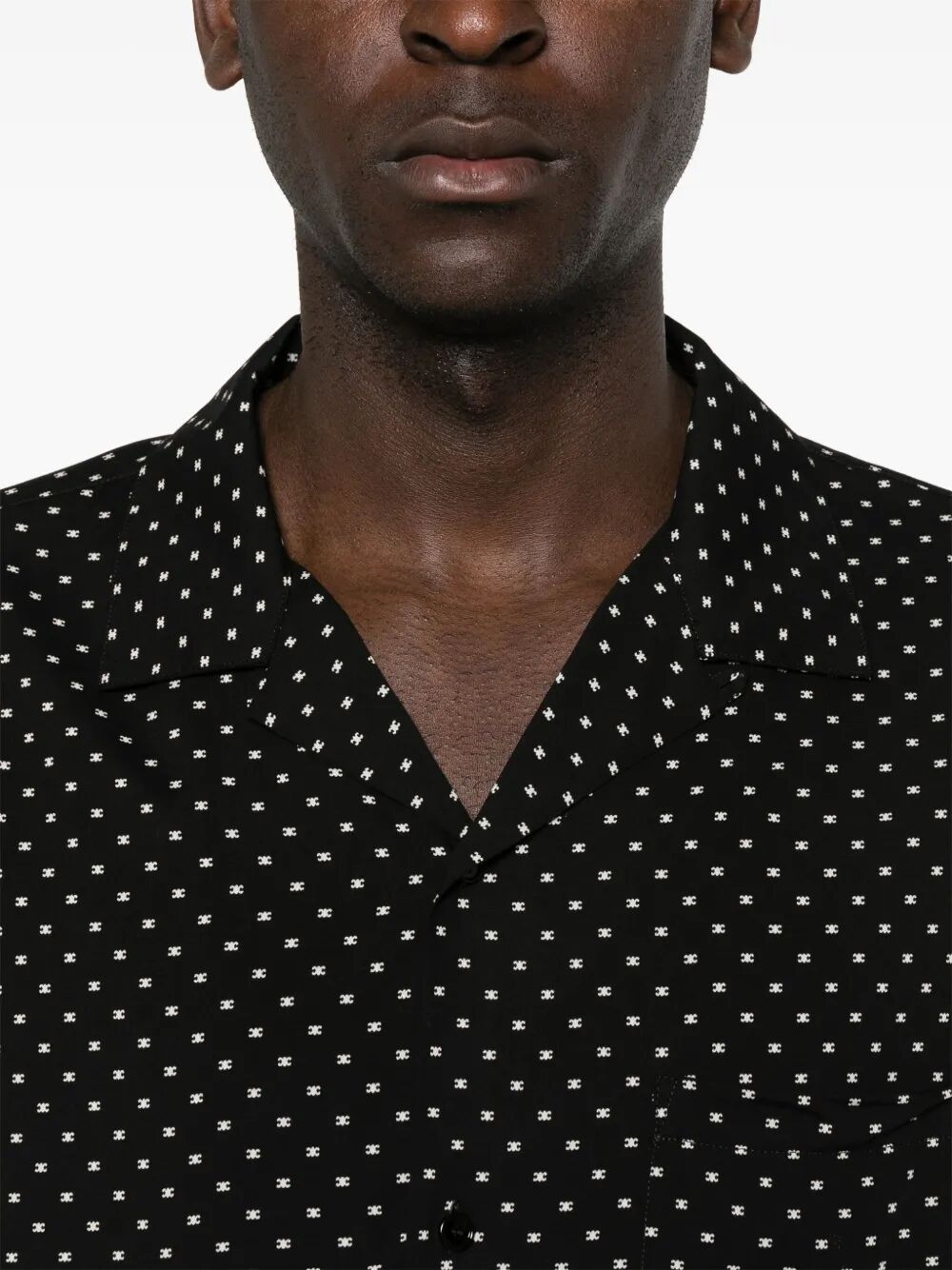 Celine Men Triomphe Viscose Shirt