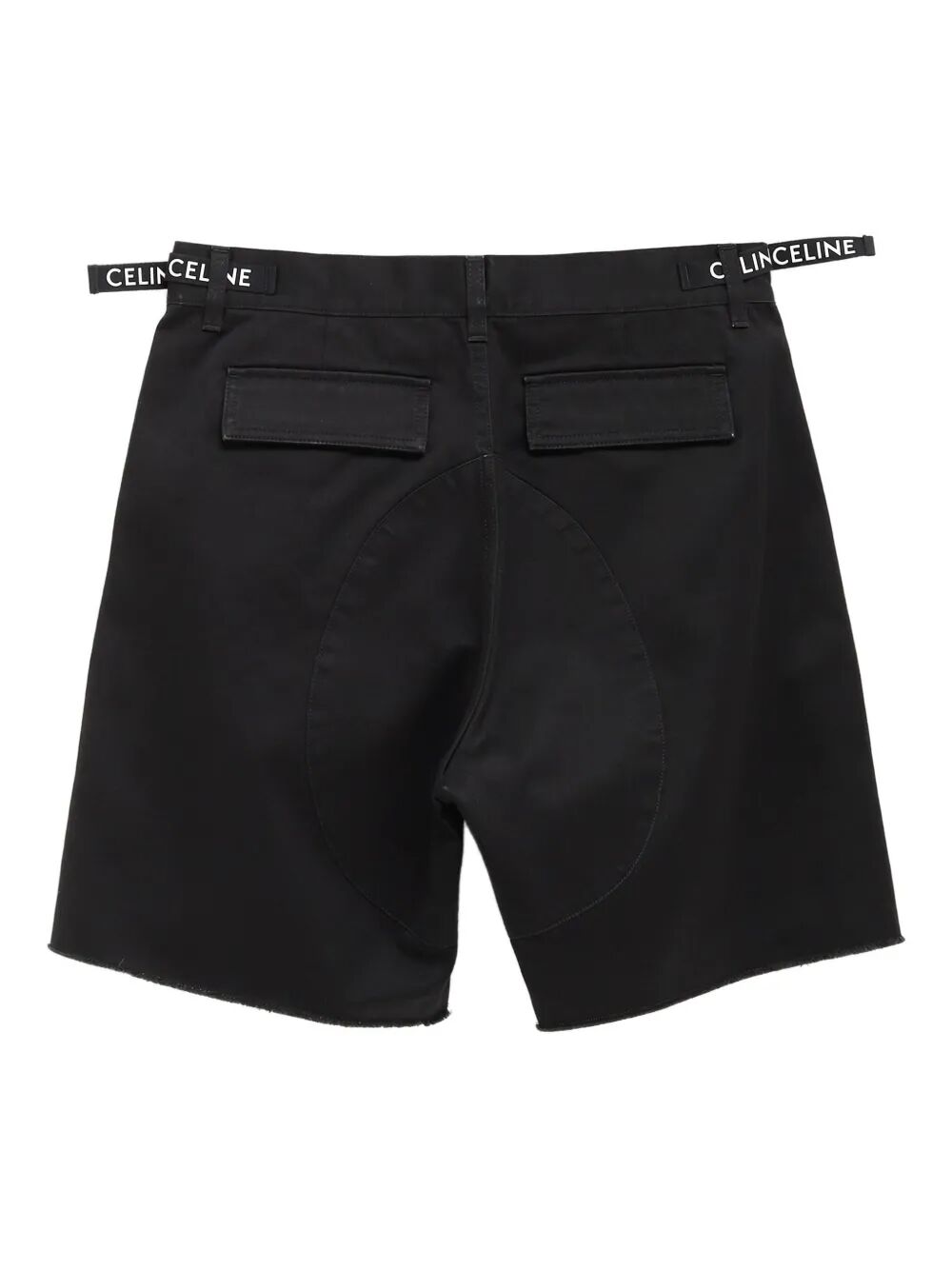 Celine Men Cargo Cotton Bermuda Shorts