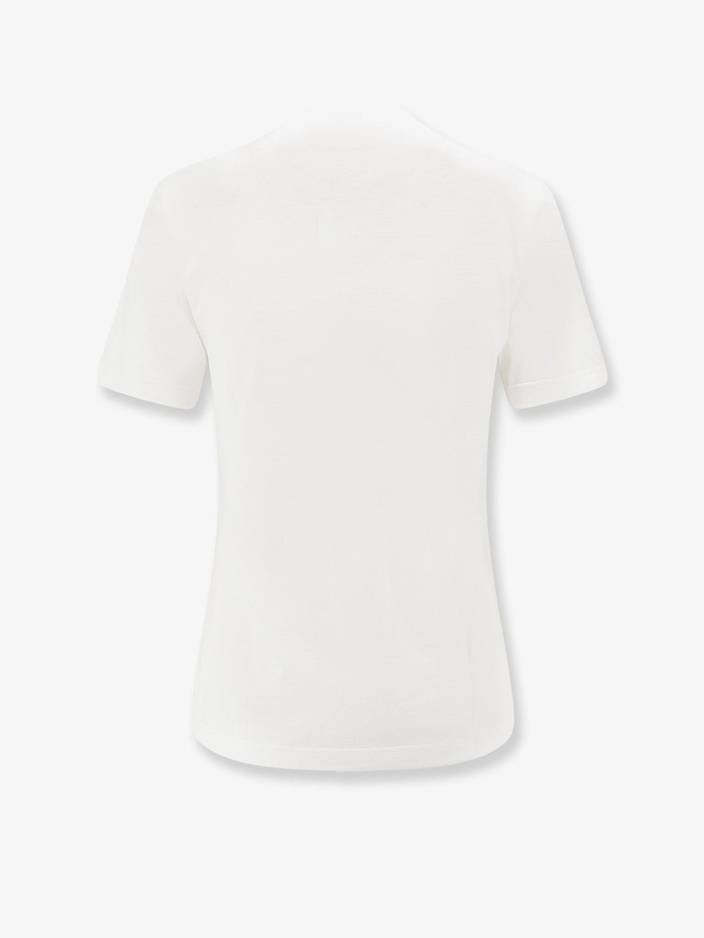 Dior Women Cotton T-Shirt With Dior Painted Roses Print