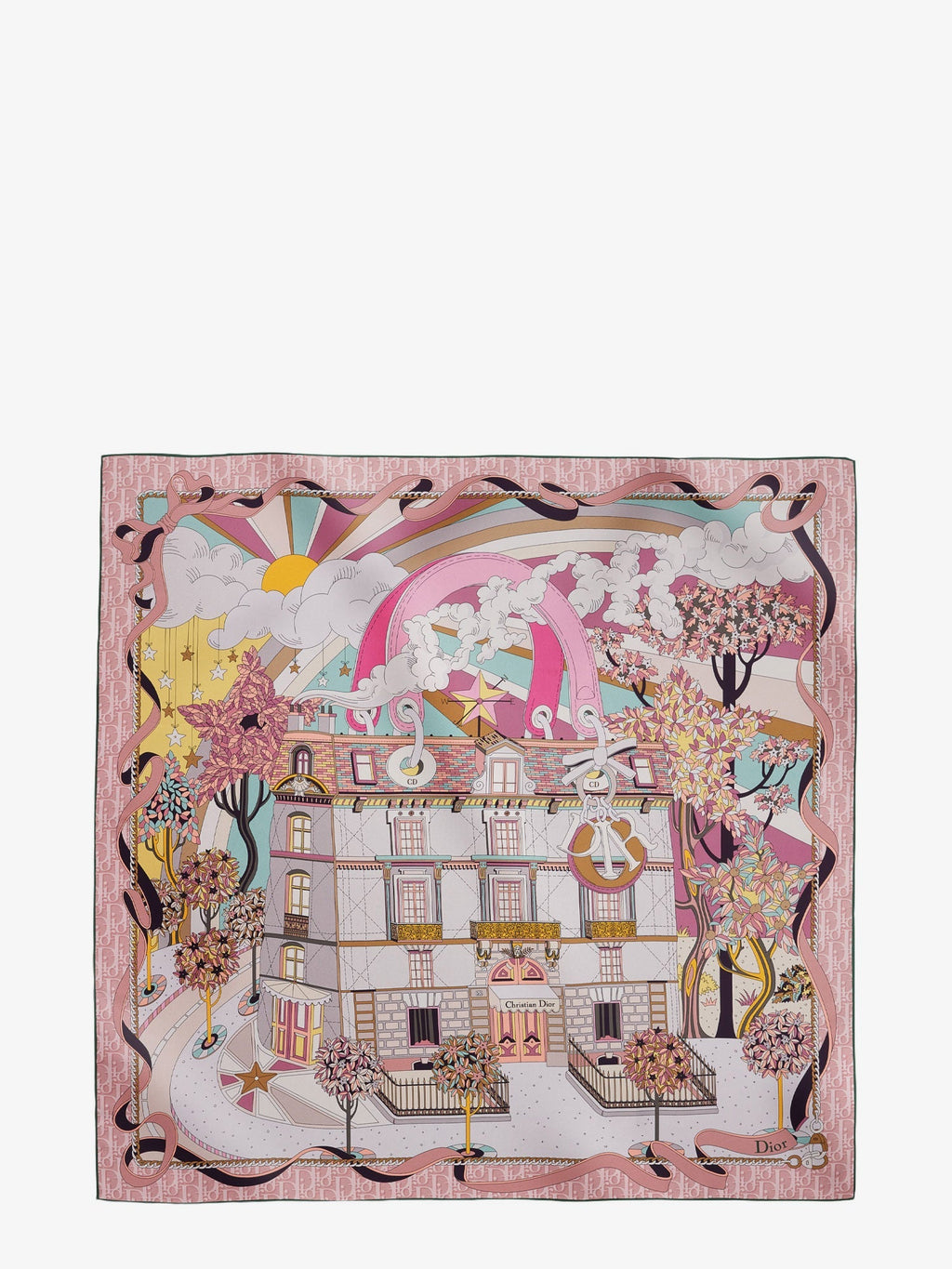 Dior Women Dior Avenue 90 Silk Foulard