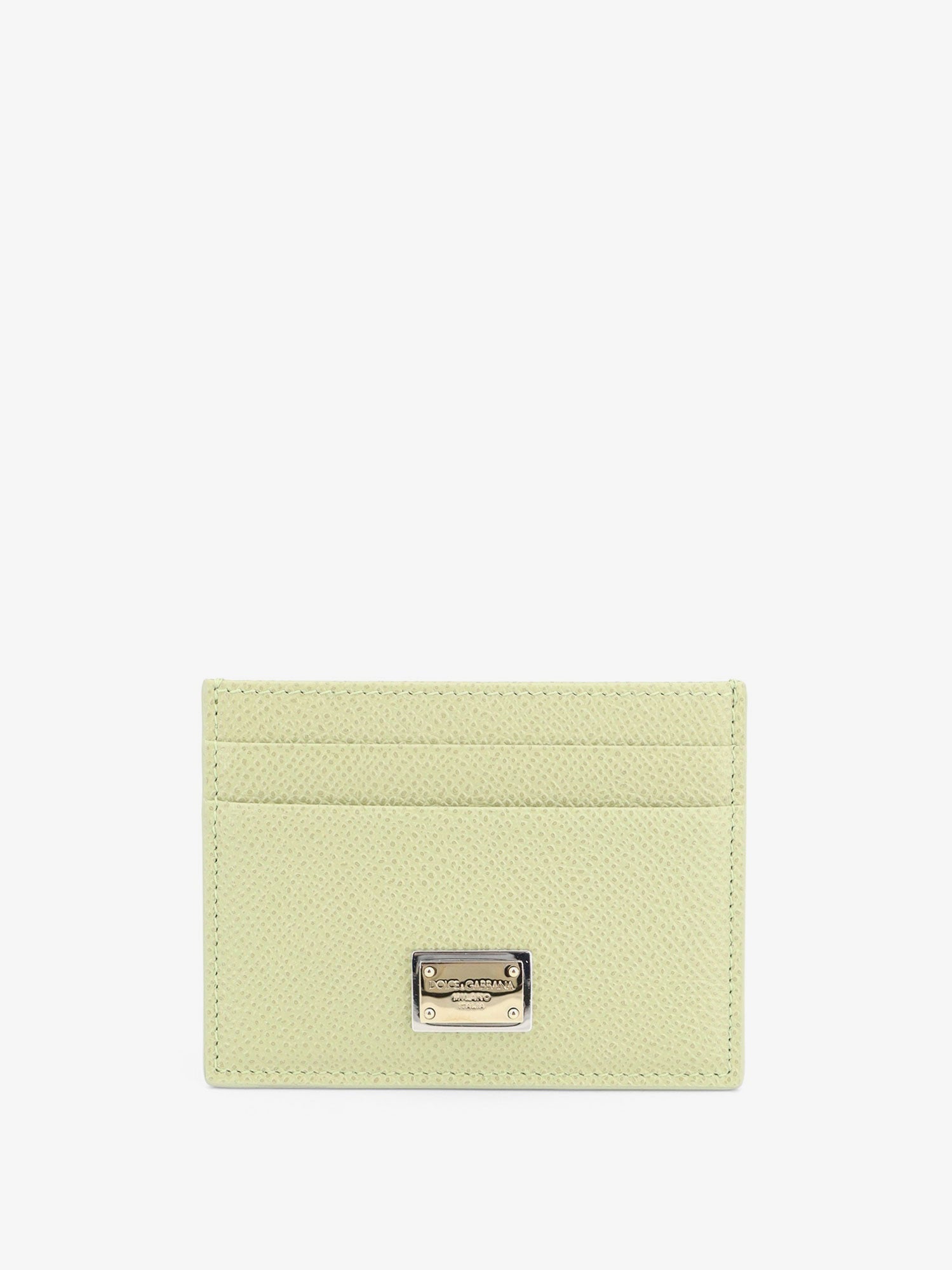 Dolce & Gabbana Women Hammered Leather Card Holder