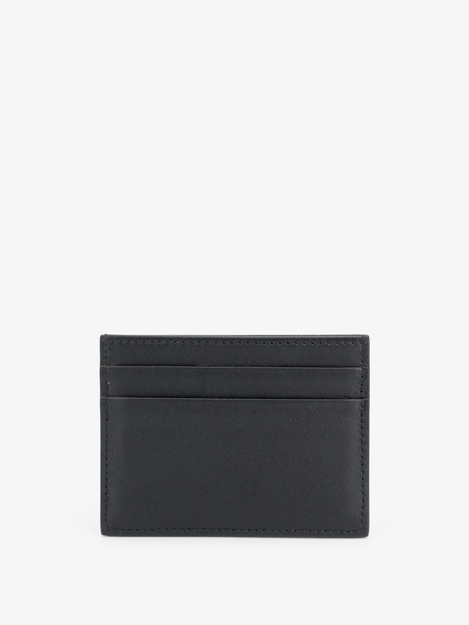 Dolce & Gabbana Women Leather Card Holder With Metal Dg Logo