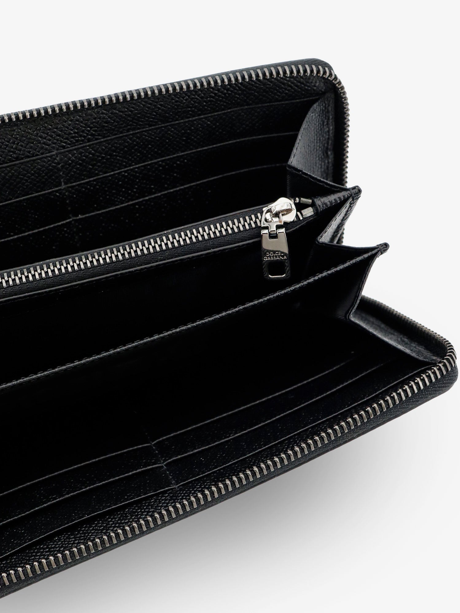 Dolce & Gabbana Men Hammered Leather Wallet
