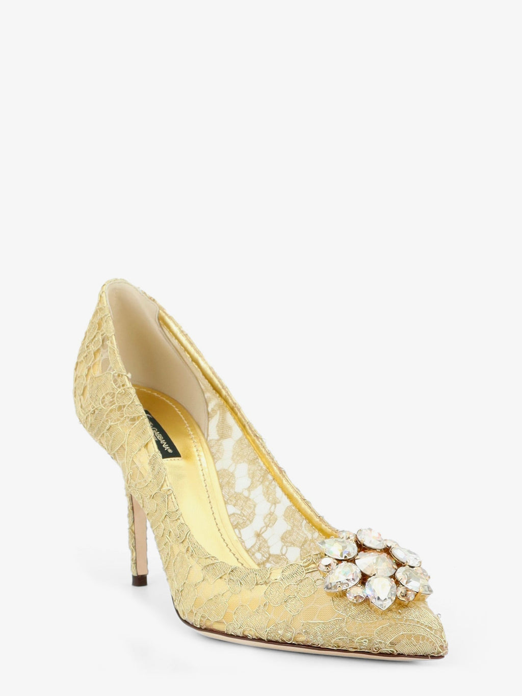 Dolce & Gabbana Women Bellucci Lurex Lace Pumps