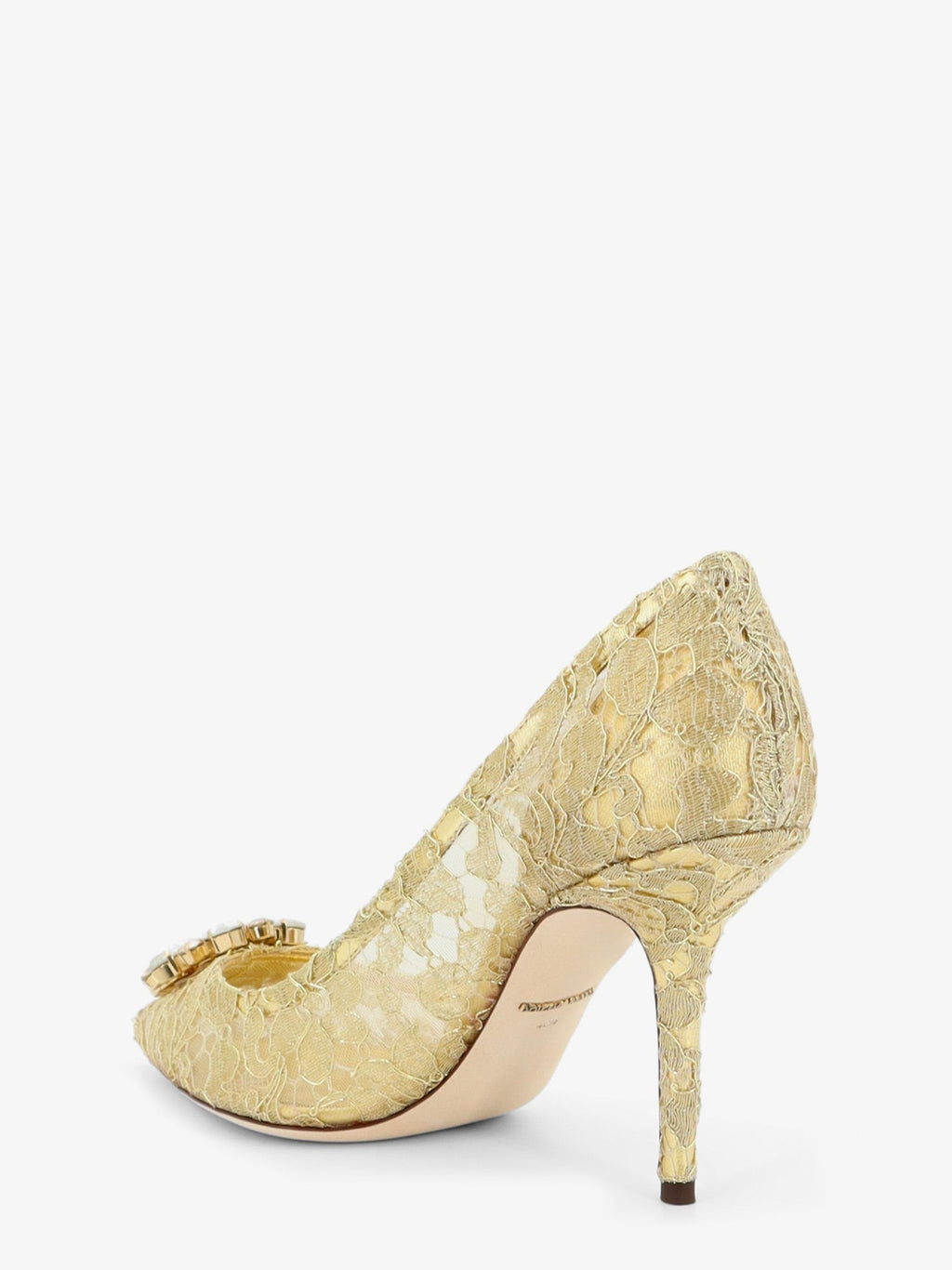 Dolce & Gabbana Women Bellucci Lurex Lace Pumps