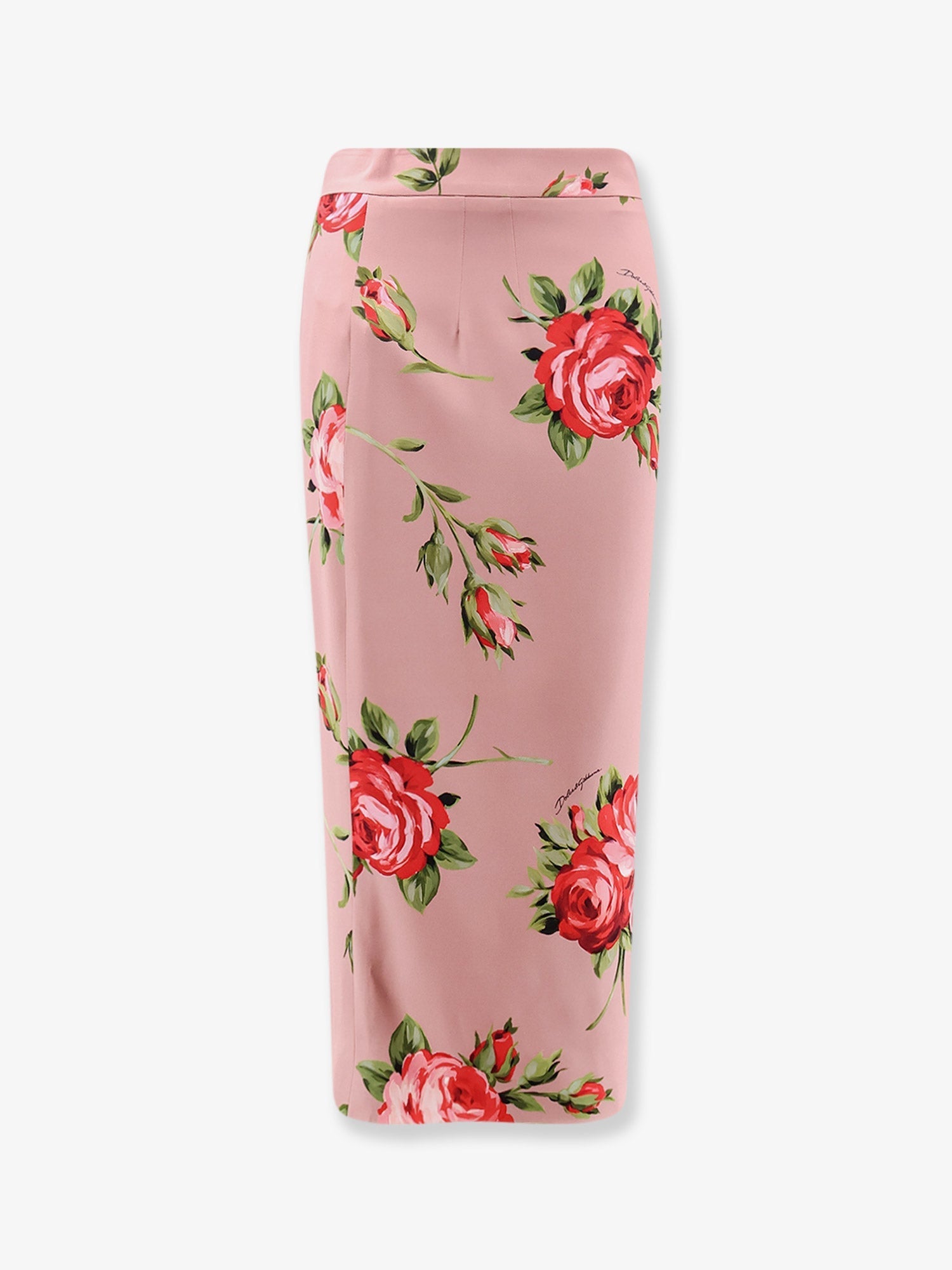 Dolce & Gabbana Women Stretch Silk Long Skirt