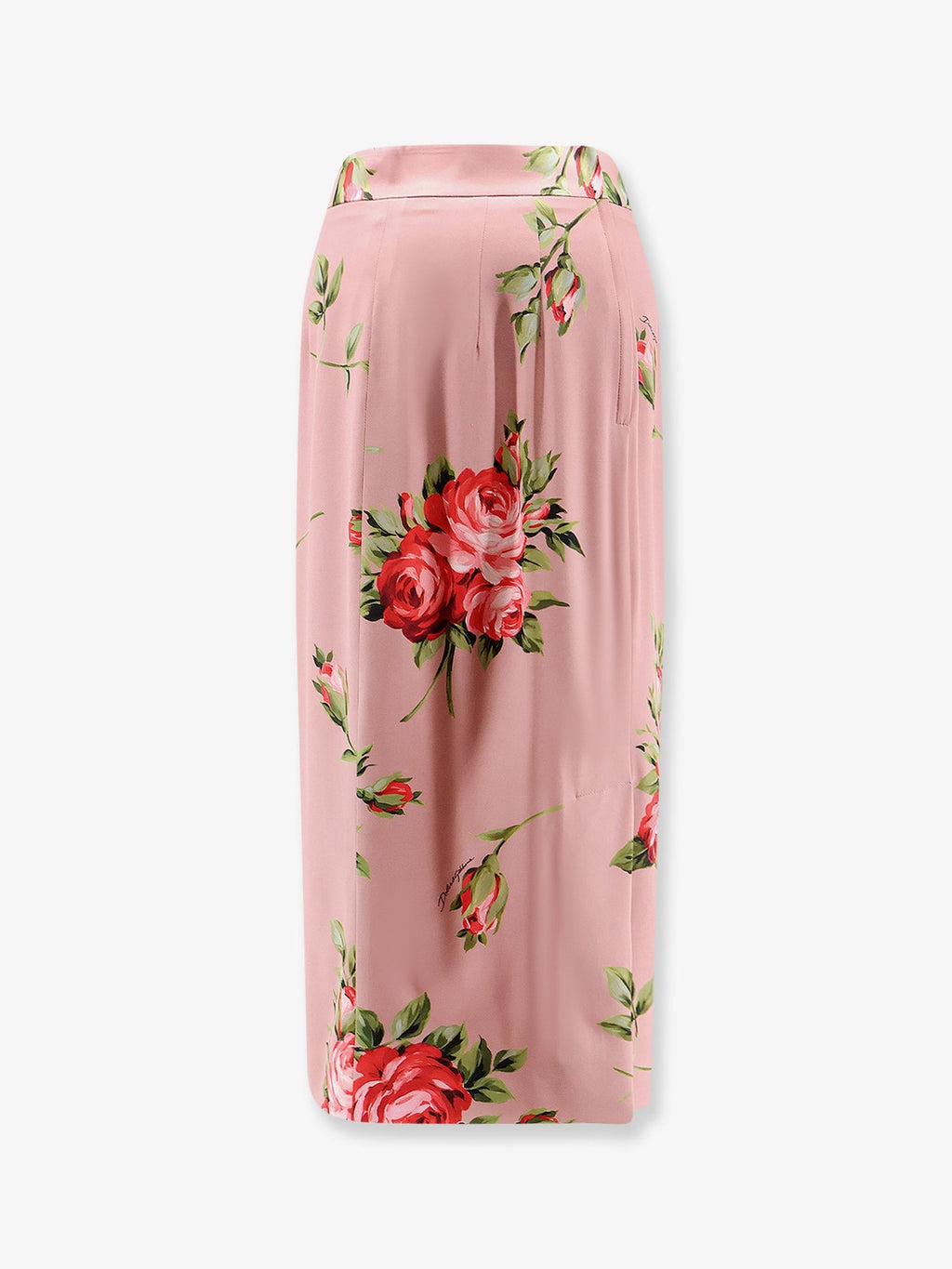 Dolce & Gabbana Women Stretch Silk Long Skirt