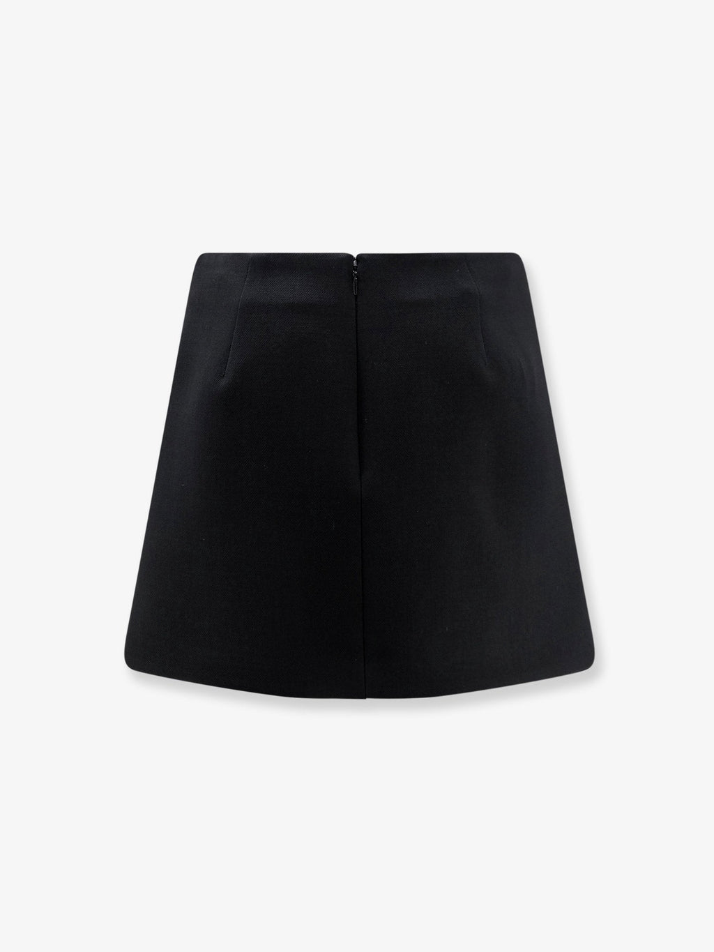 Gucci Women Wool Crepe Skirt With Double G Button