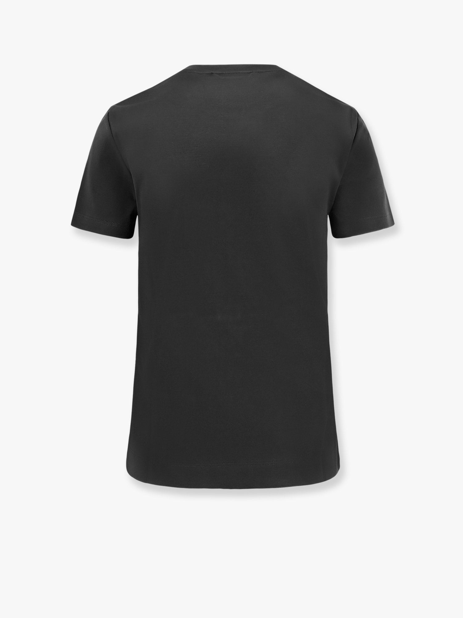 Max Mara Women Nerina Cotton T-Shirt With Max Mara Embroidery