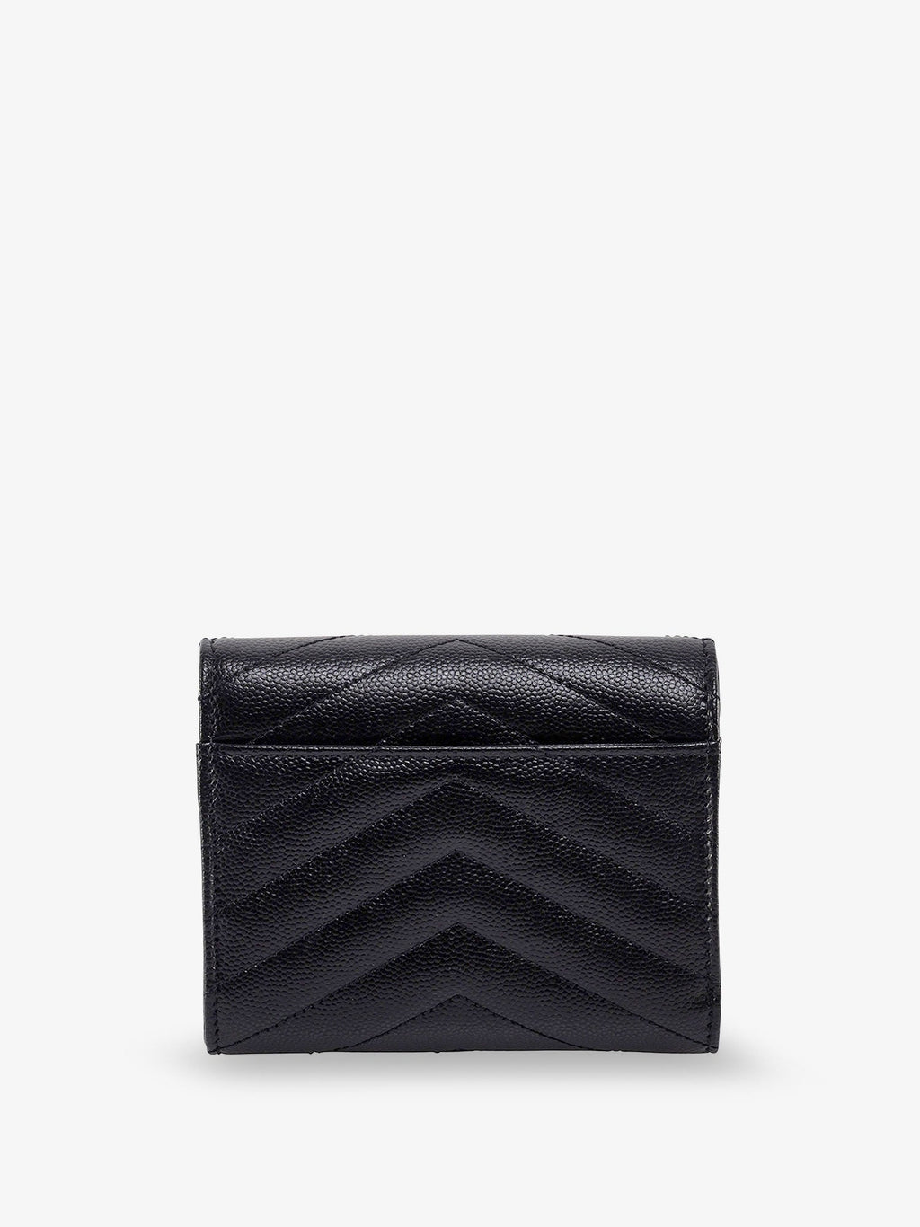 Saint Laurent Women Leather Wallet With Cassandre Logo On The Front