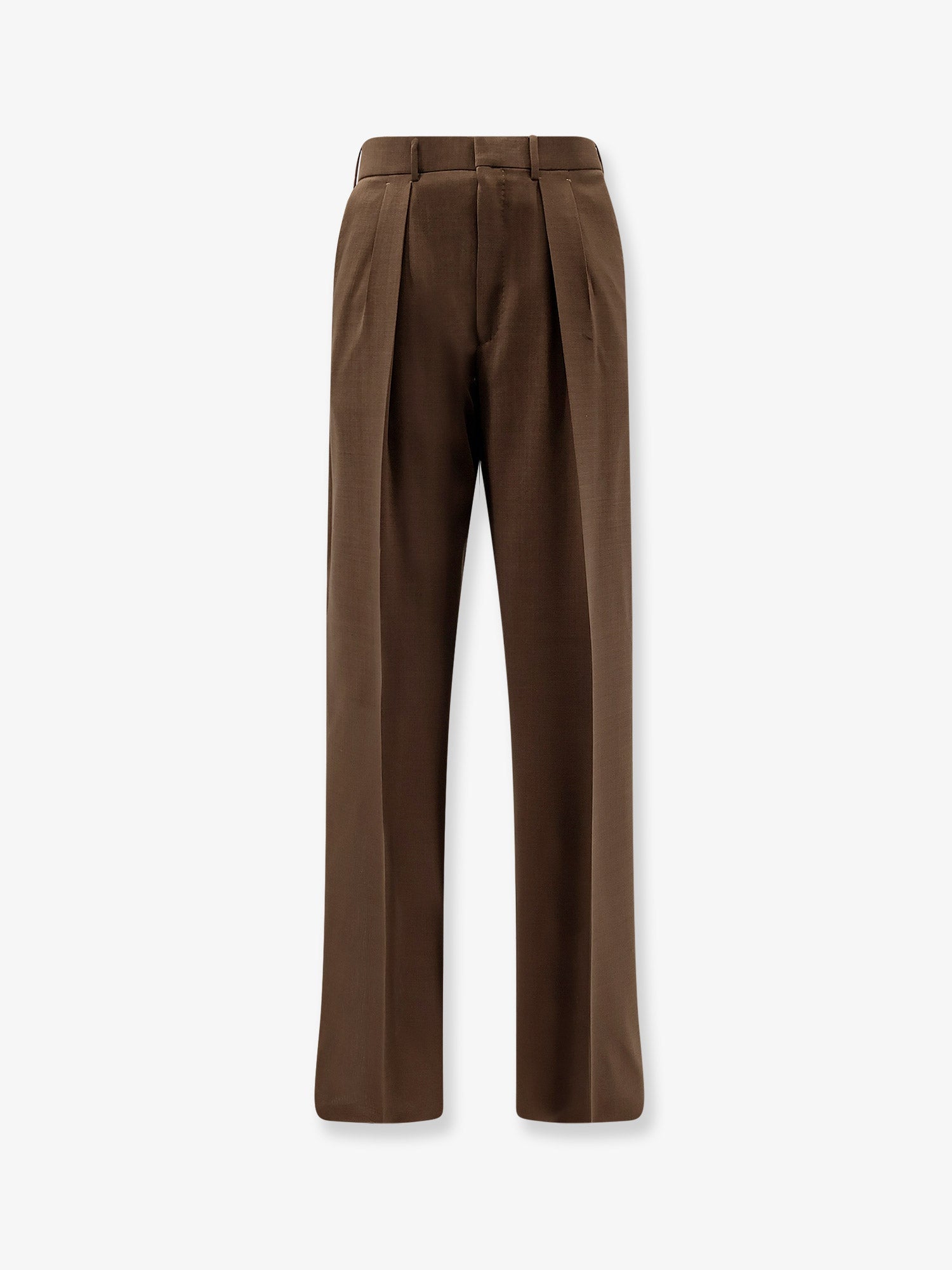 Tom Ford Men Wool Trousers With Pinces