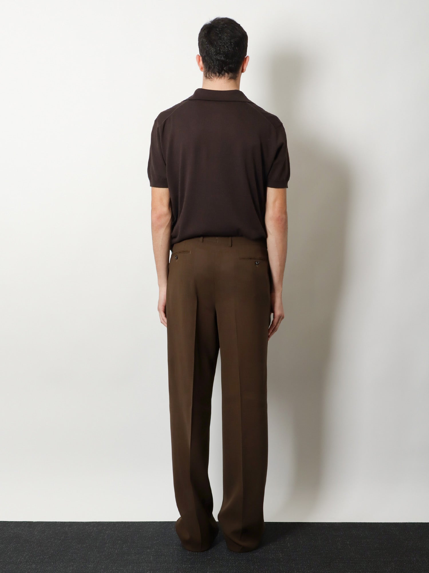Tom Ford Men Wool Trousers With Pinces