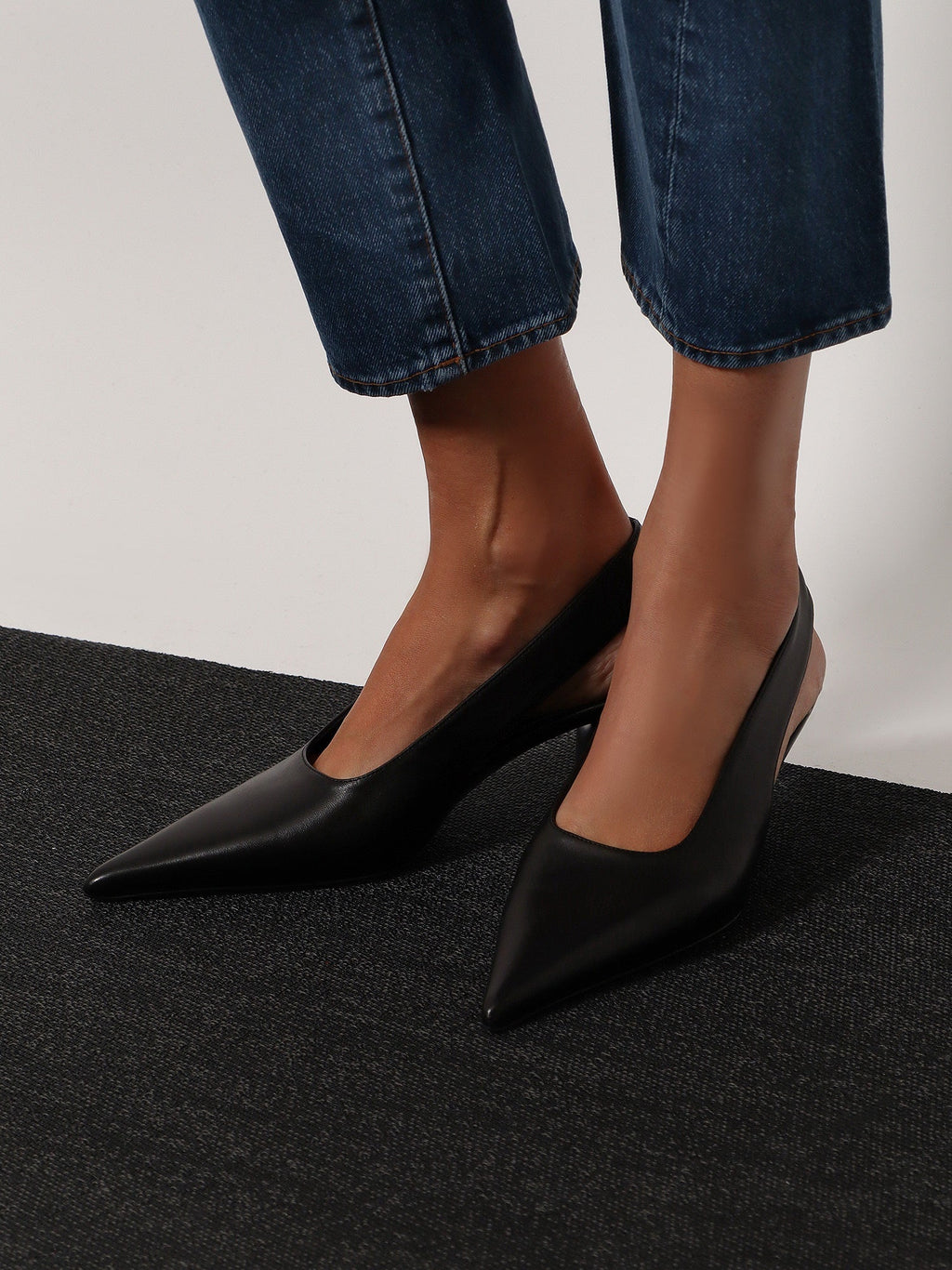 Toteme Women Leather Decollete Slingbacks