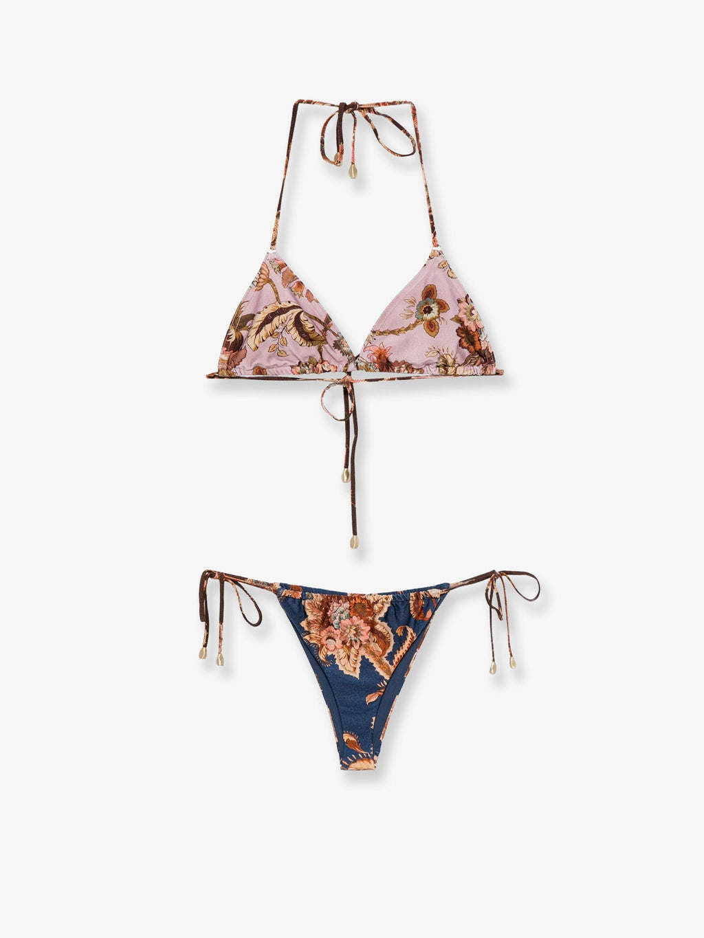 Zimmermann Women Aster Nylon Bikini With Paisley Print