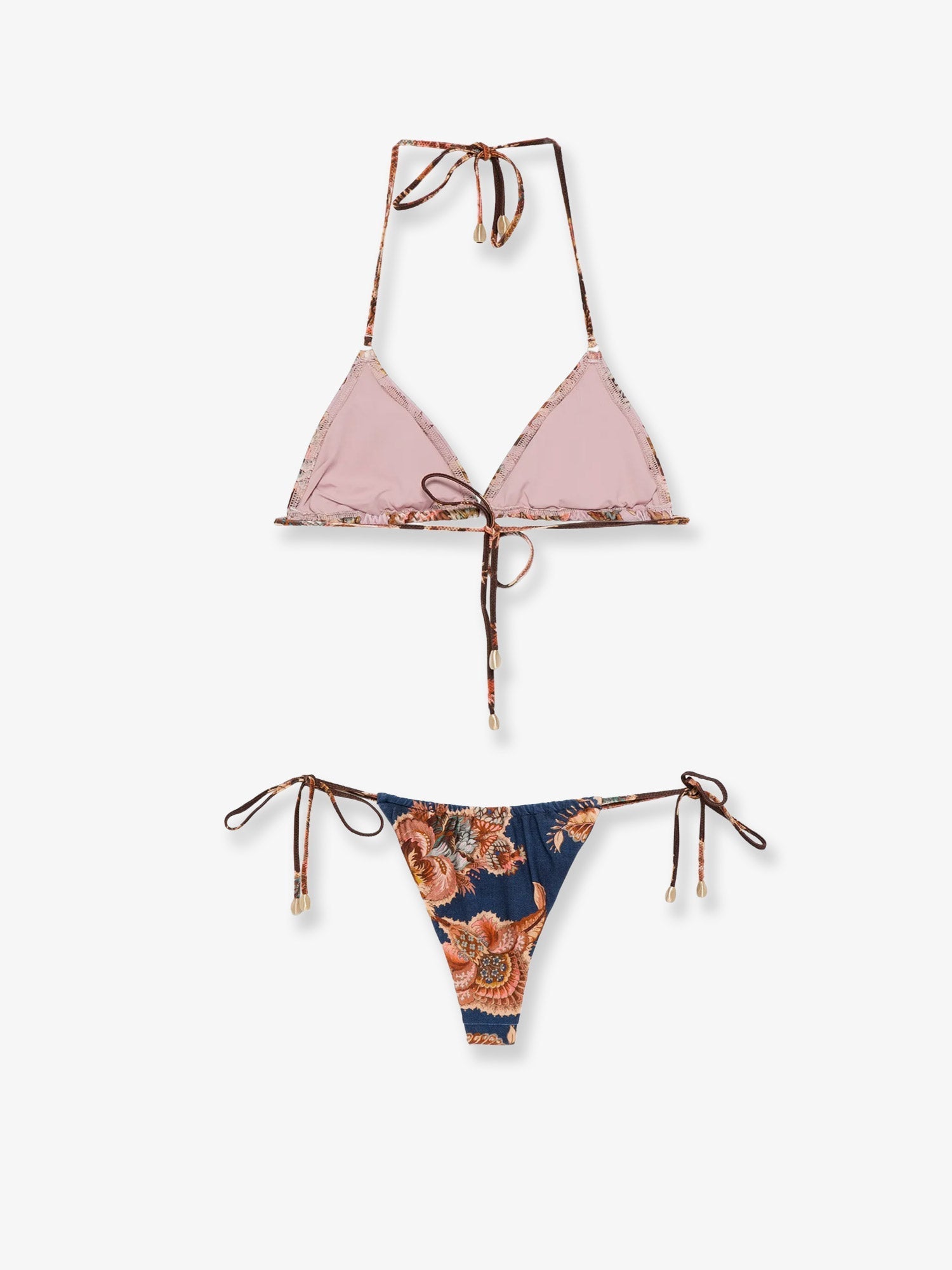 Zimmermann Women Aster Nylon Bikini With Paisley Print