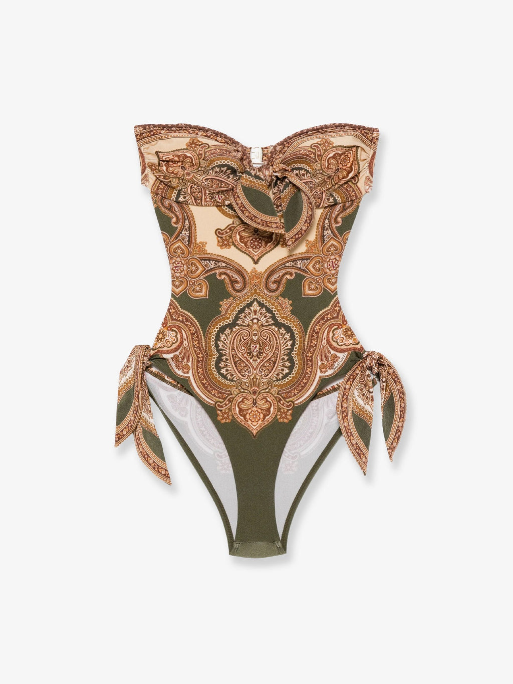 Zimmermann Women Mahon Nylon One-Piece Swimsuit With Paisley Print