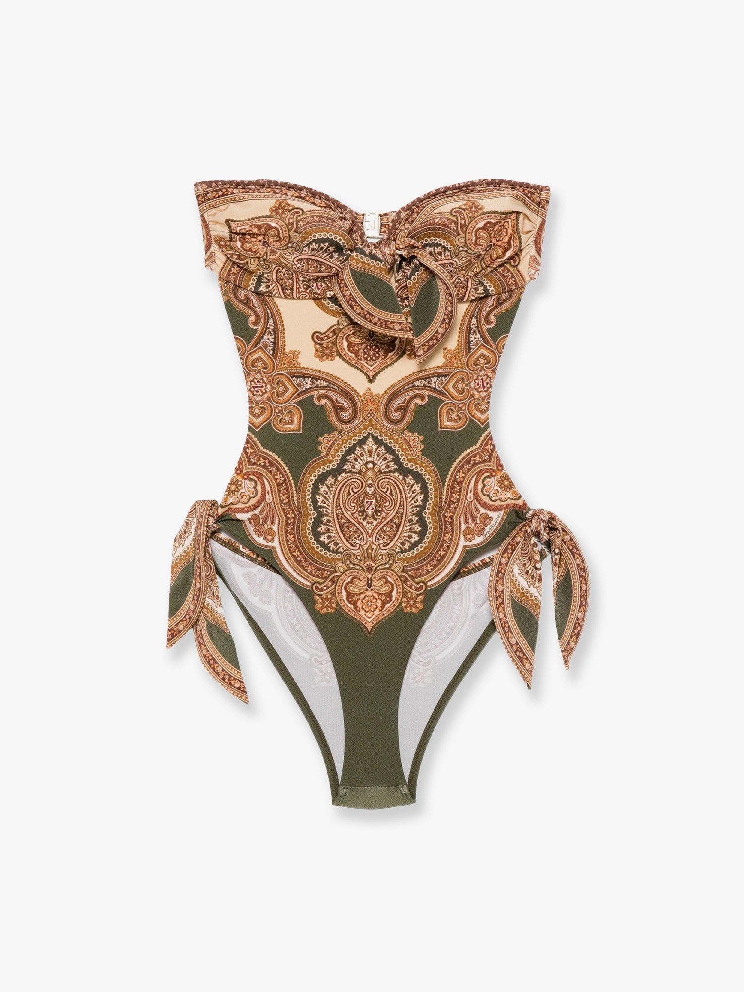 Zimmermann Women Mahon Nylon One-Piece Swimsuit With Paisley Print