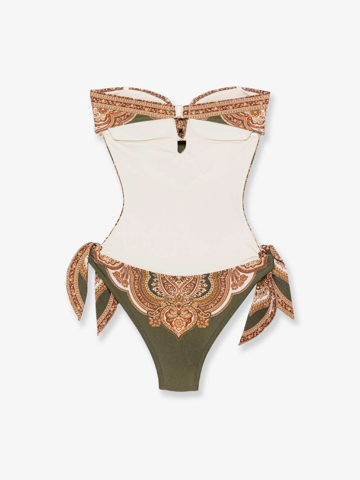 Zimmermann Women Mahon Nylon One-Piece Swimsuit With Paisley Print