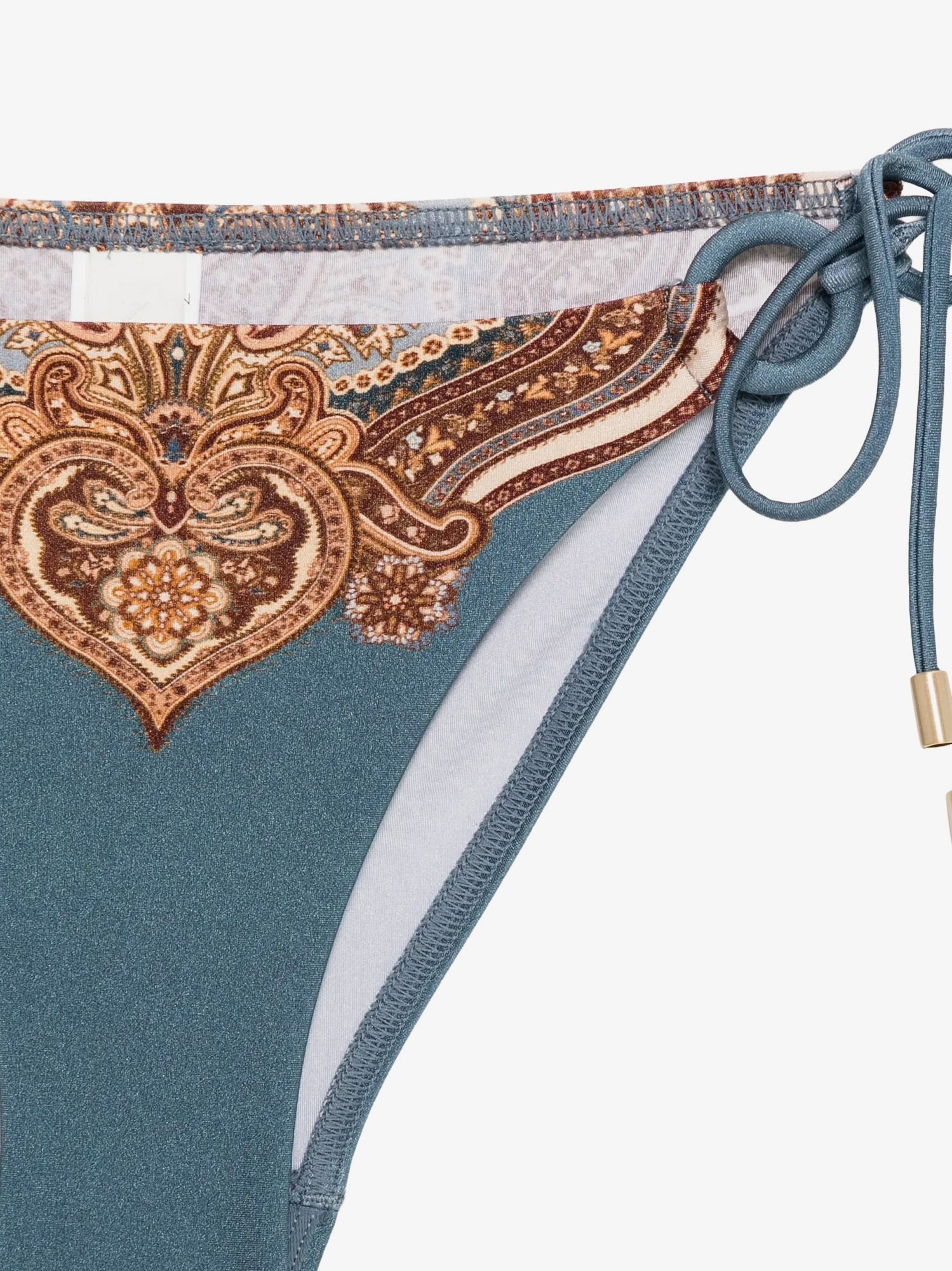 Zimmermann Women Mahon Nylon Bikini With Paisley Print
