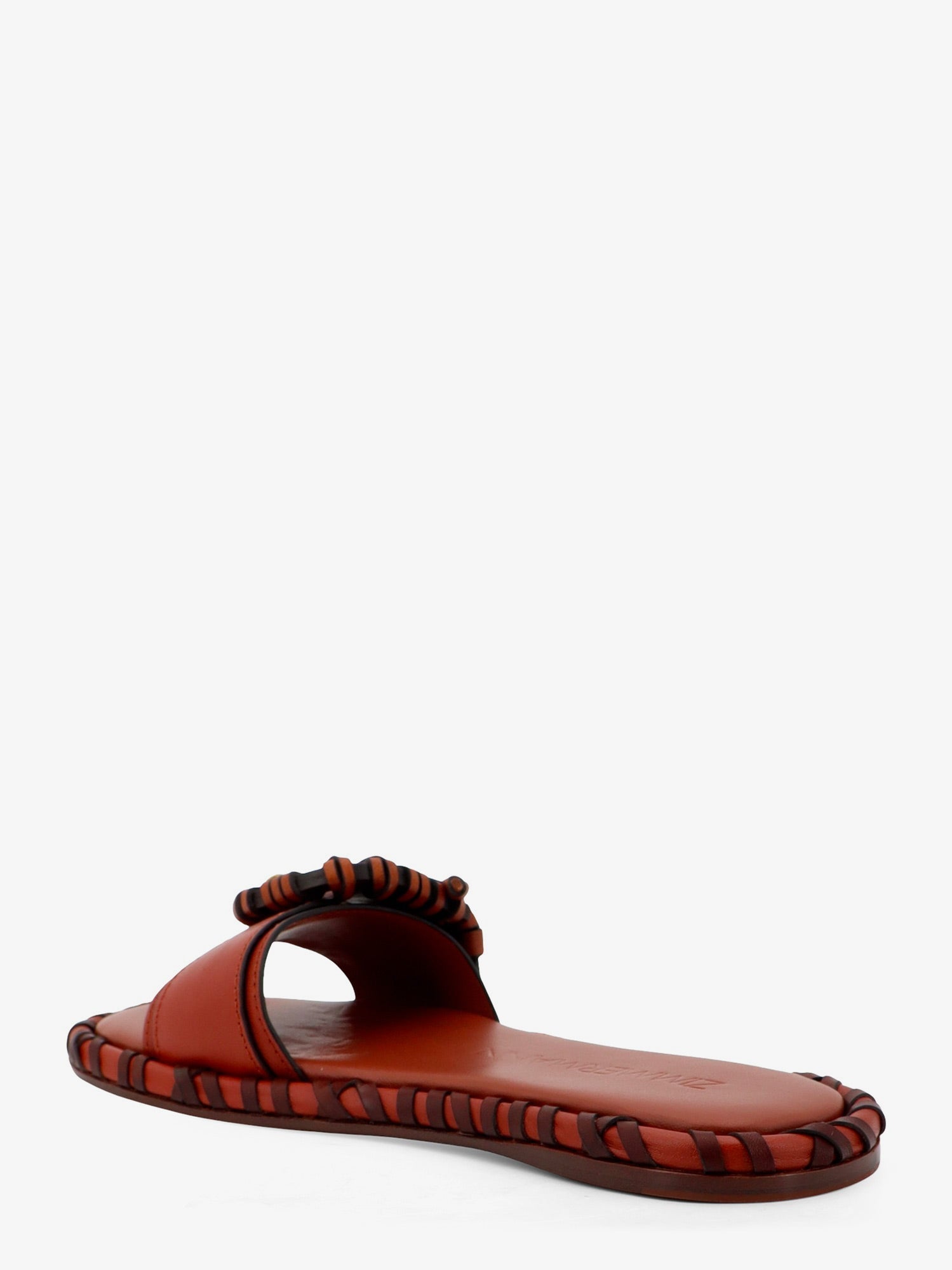 Zimmermann Women Alchemy Leather Sandals With Woven Details