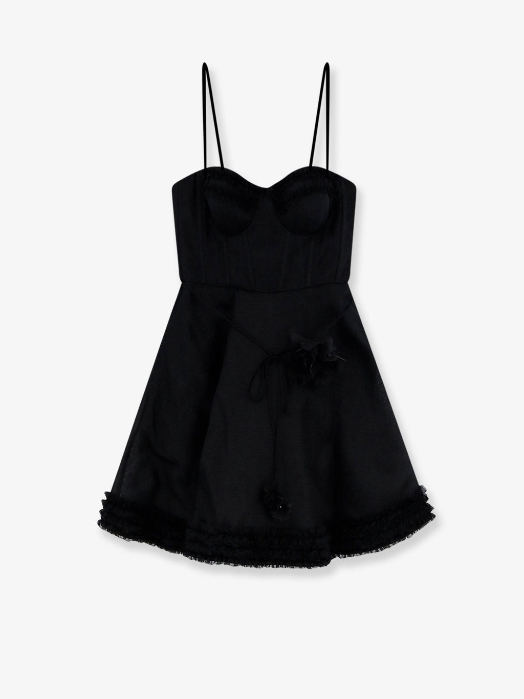 Zimmermann Women Luna Linen And Silk Blend Mini Dress