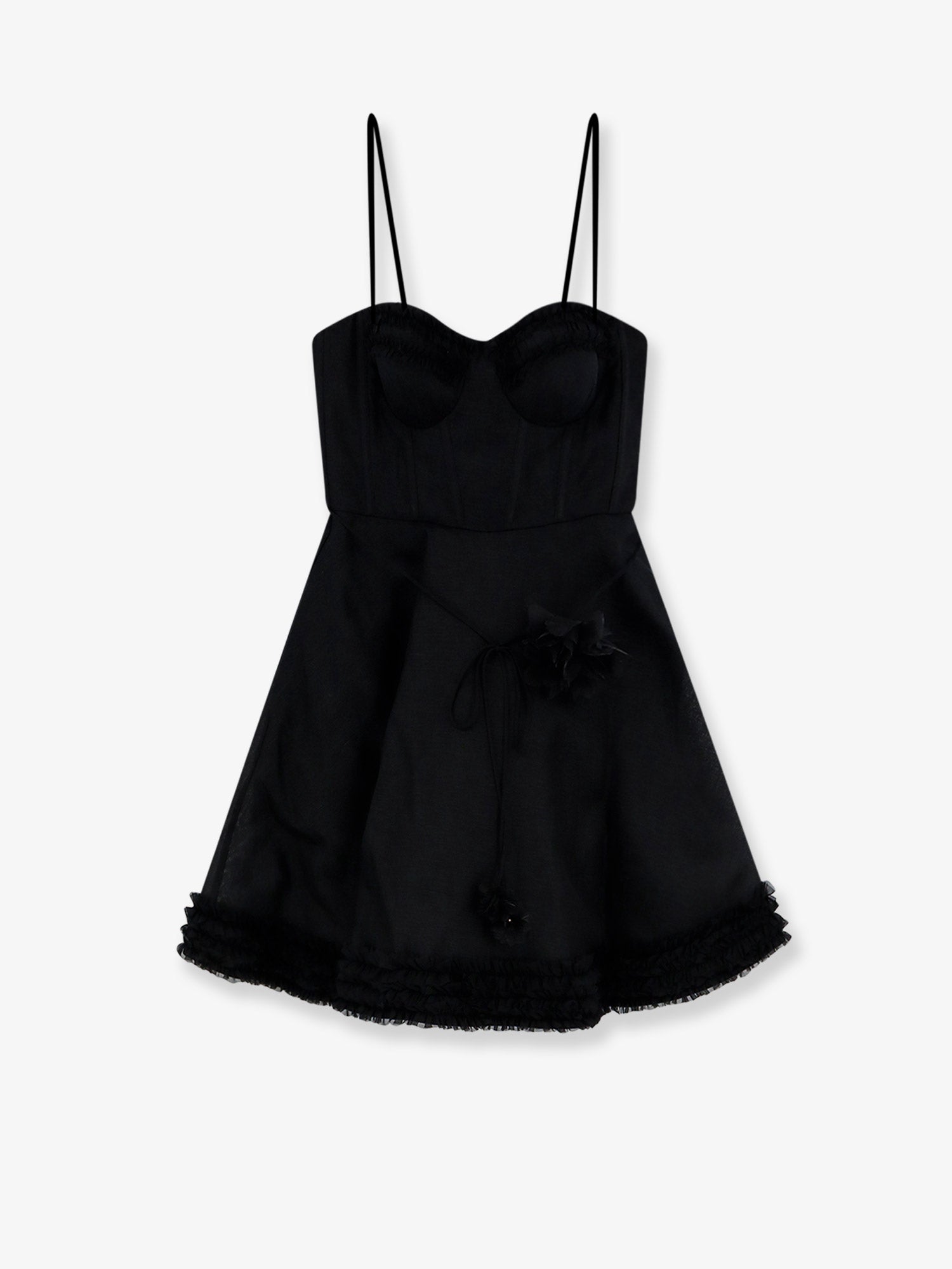 Zimmermann Women Luna Linen And Silk Blend Mini Dress